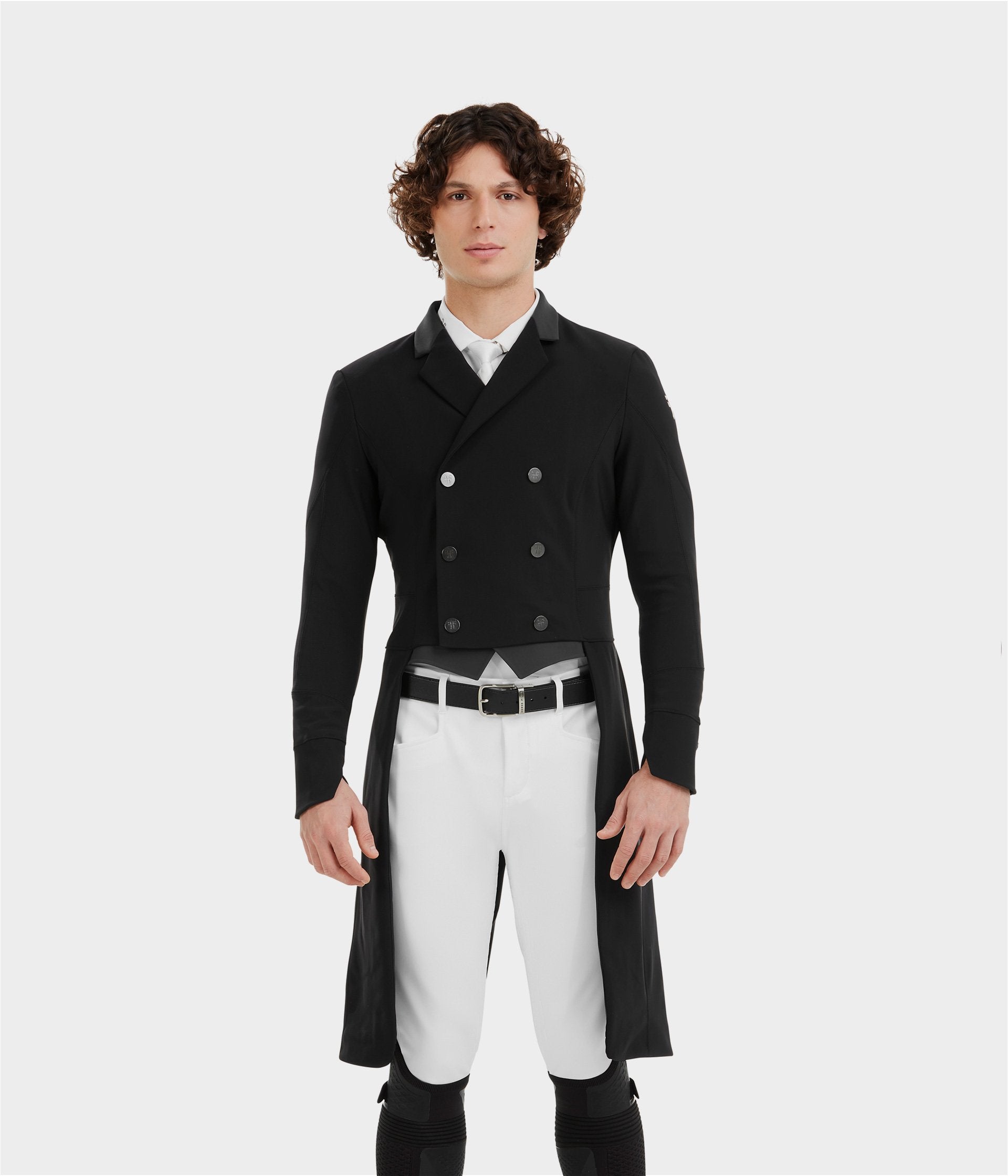 Long Frac | Black | Veste longue de concours d'équitation homme| Horse Pilot
