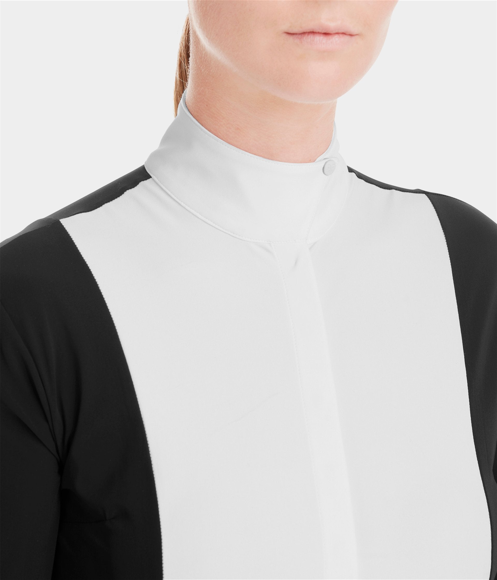 Monica | Black | Chemise de concours d'équitation manches longues femme| Horse Pilot