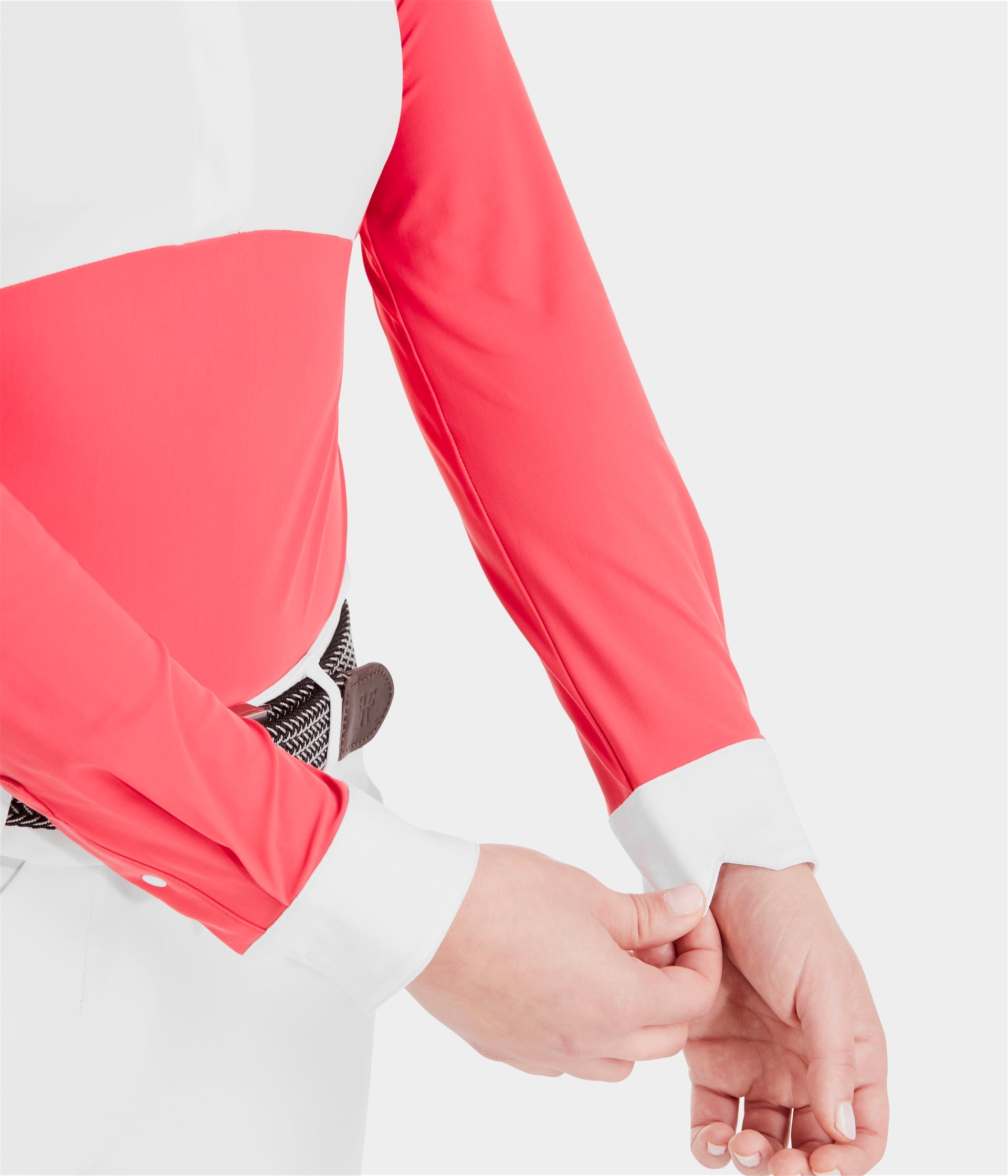 Monica | Confetti Pink | Chemise de concours d'équitation manches longues femme| Horse Pilot