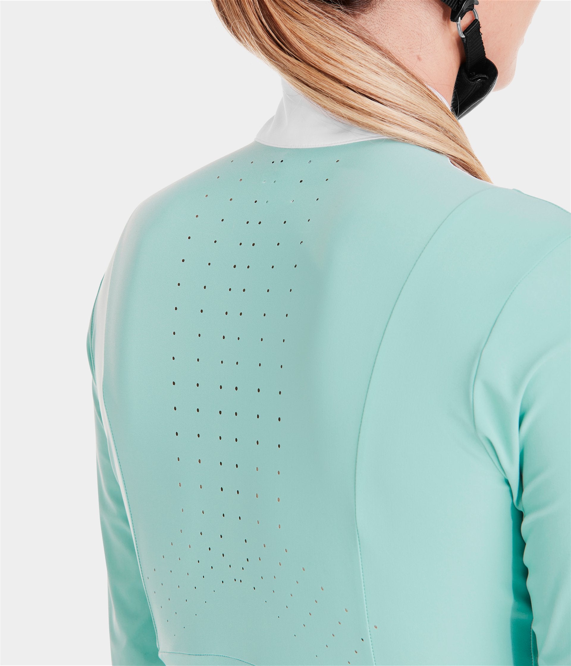 Monica | Sea Green | Chemise de concours d'équitation manches longues femme| Horse Pilot