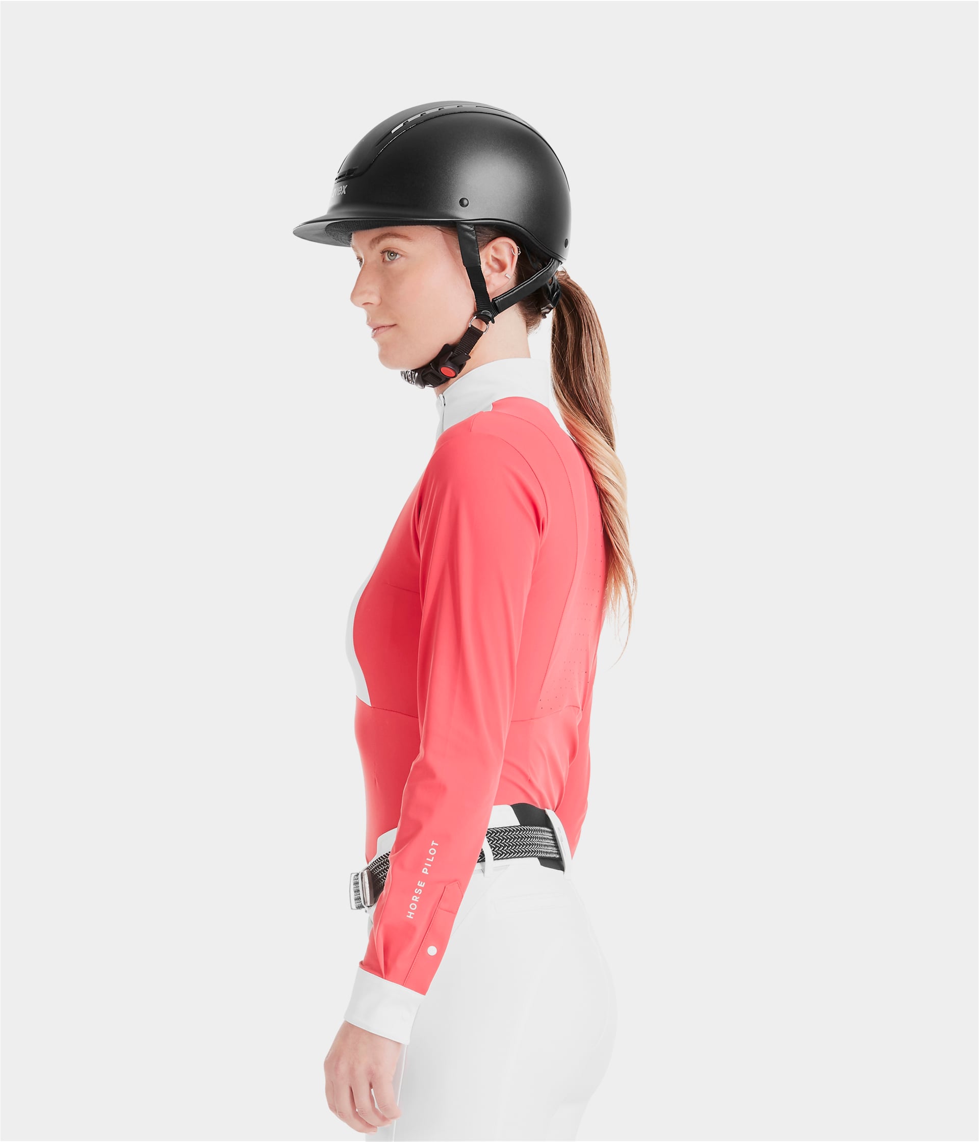 Monica | Confetti Pink | Chemise de concours d'équitation manches longues femme| Horse Pilot
