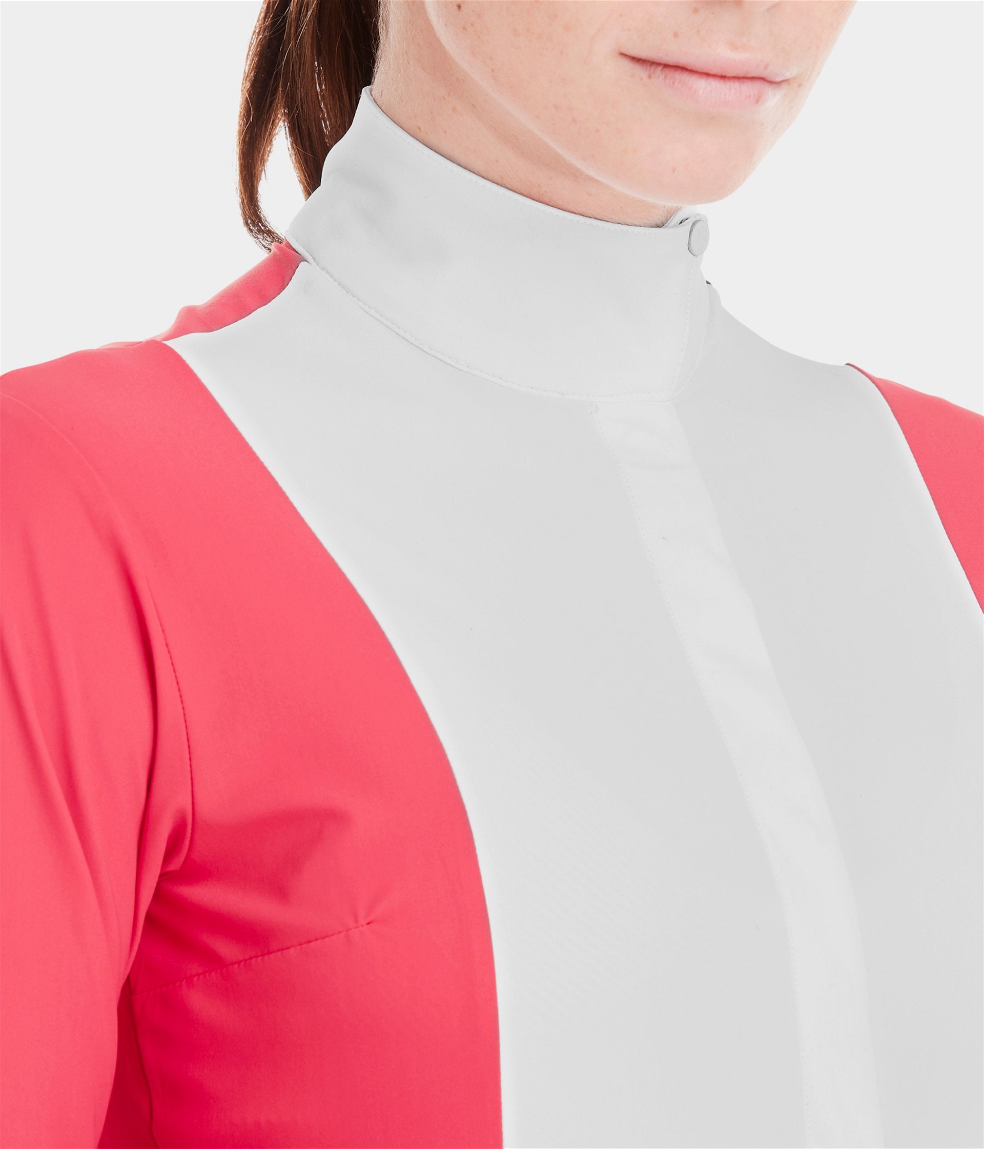 Monica | Confetti Pink | Chemise de concours d'équitation manches longues femme| Horse Pilot