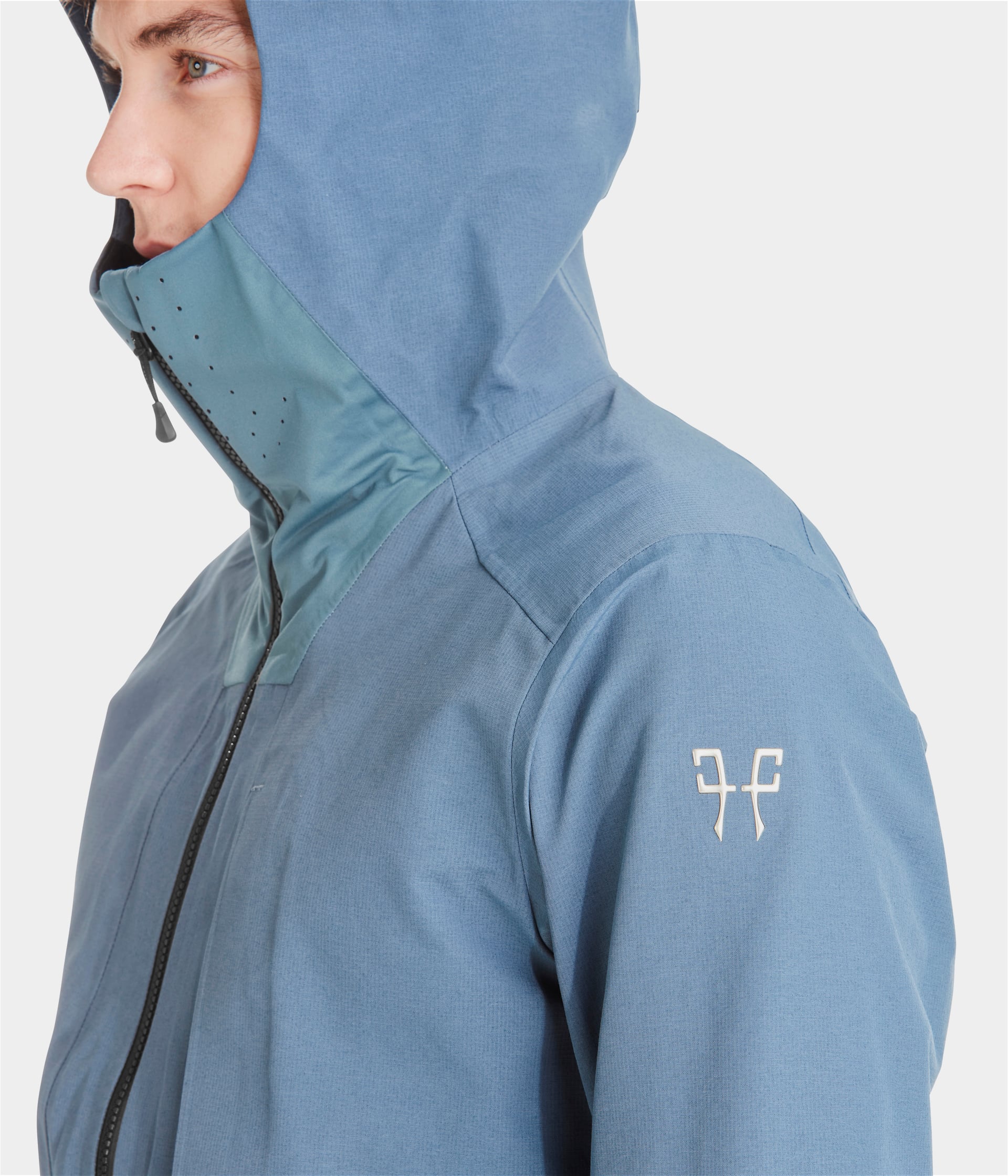 Element | Cloudy Blue | Veste d'équitation imperméable et coupe vent homme| Horse Pilot