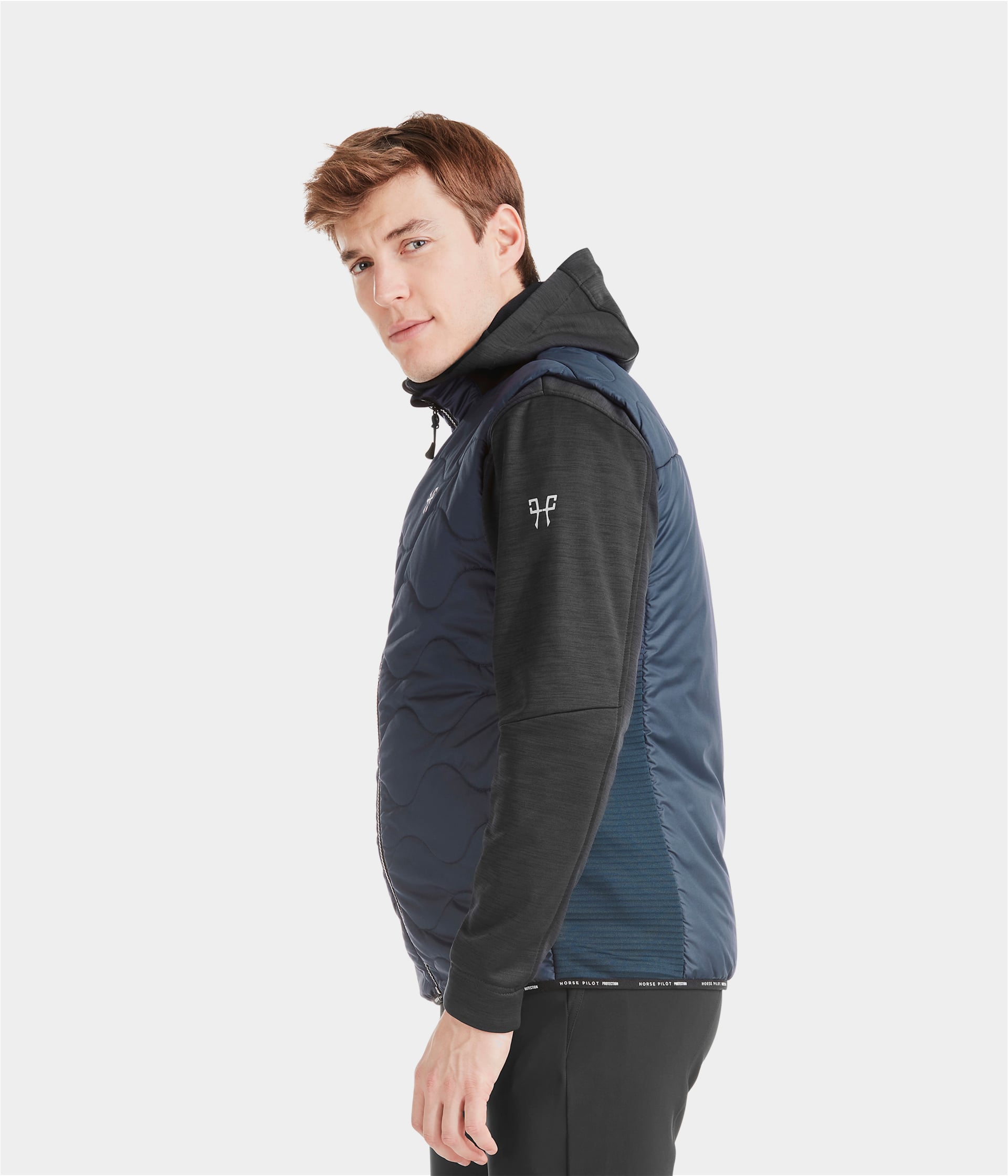 Rider Vest | Navy | Doudoune sans manches d'équitation homme| Horse Pilot