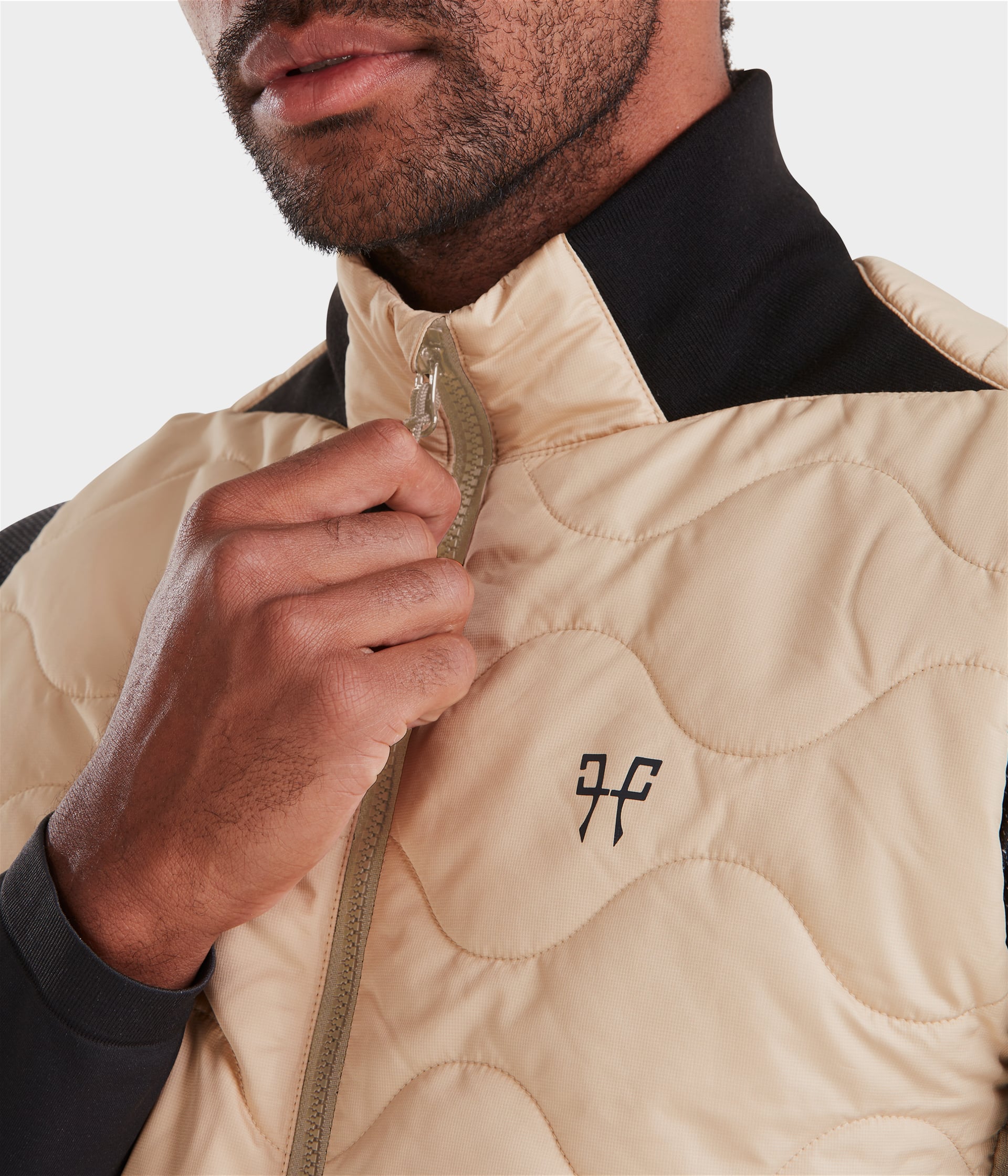 Rider Vest | Latte | Doudoune sans manches d'équitation homme| Horse Pilot