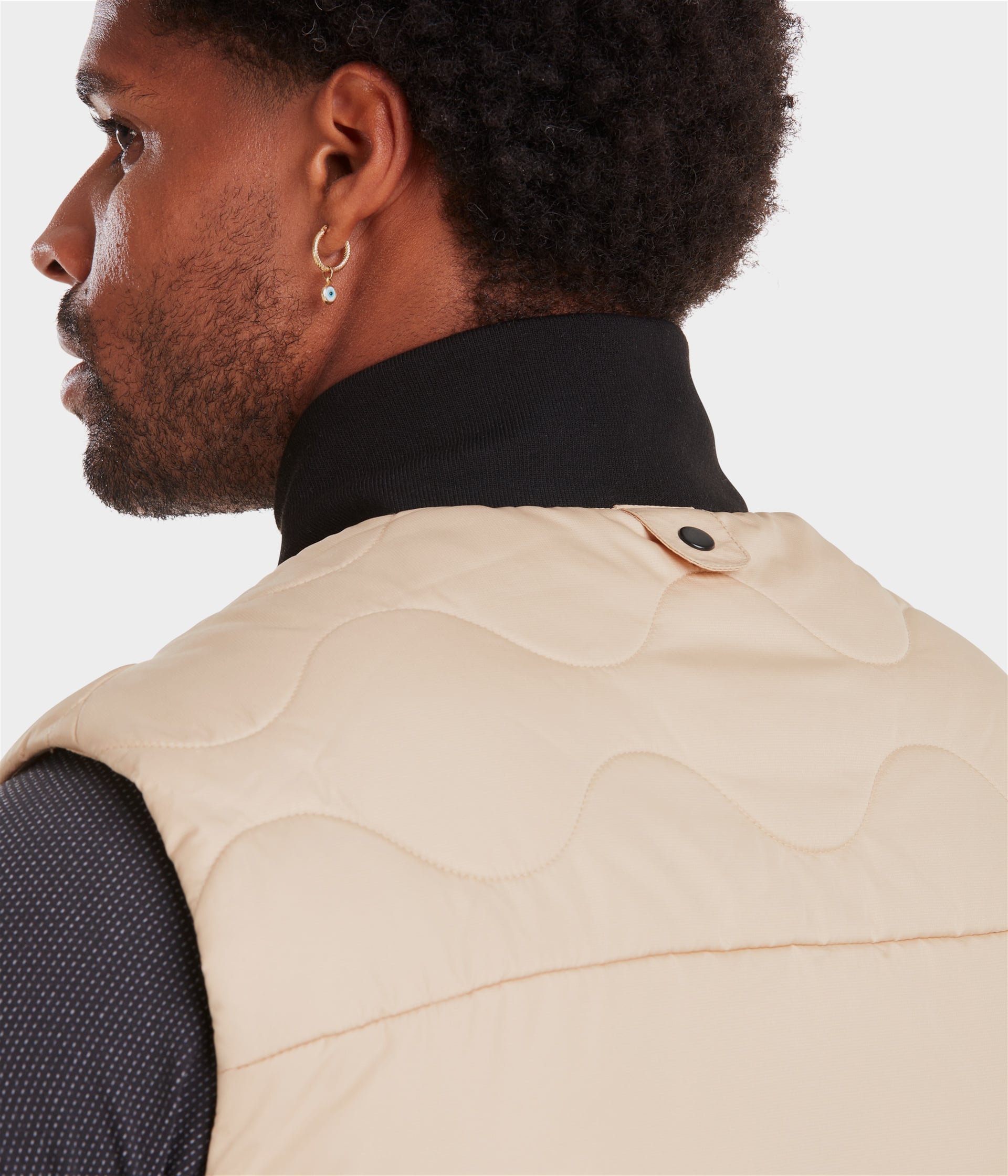 Rider Vest | Latte | Doudoune sans manches d'équitation homme| Horse Pilot