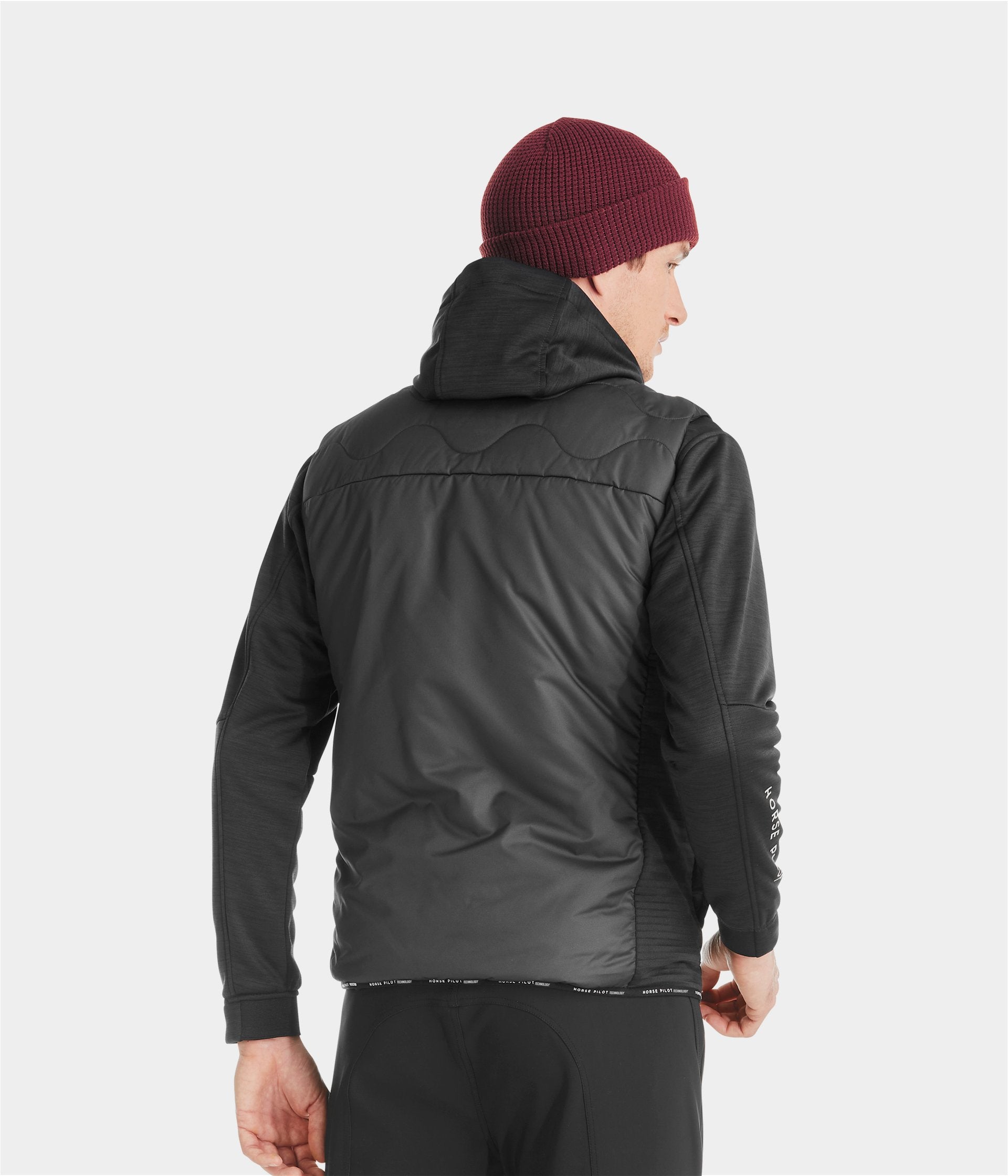 Rider Vest | Black | Doudoune sans manches d'équitation homme| Horse Pilot