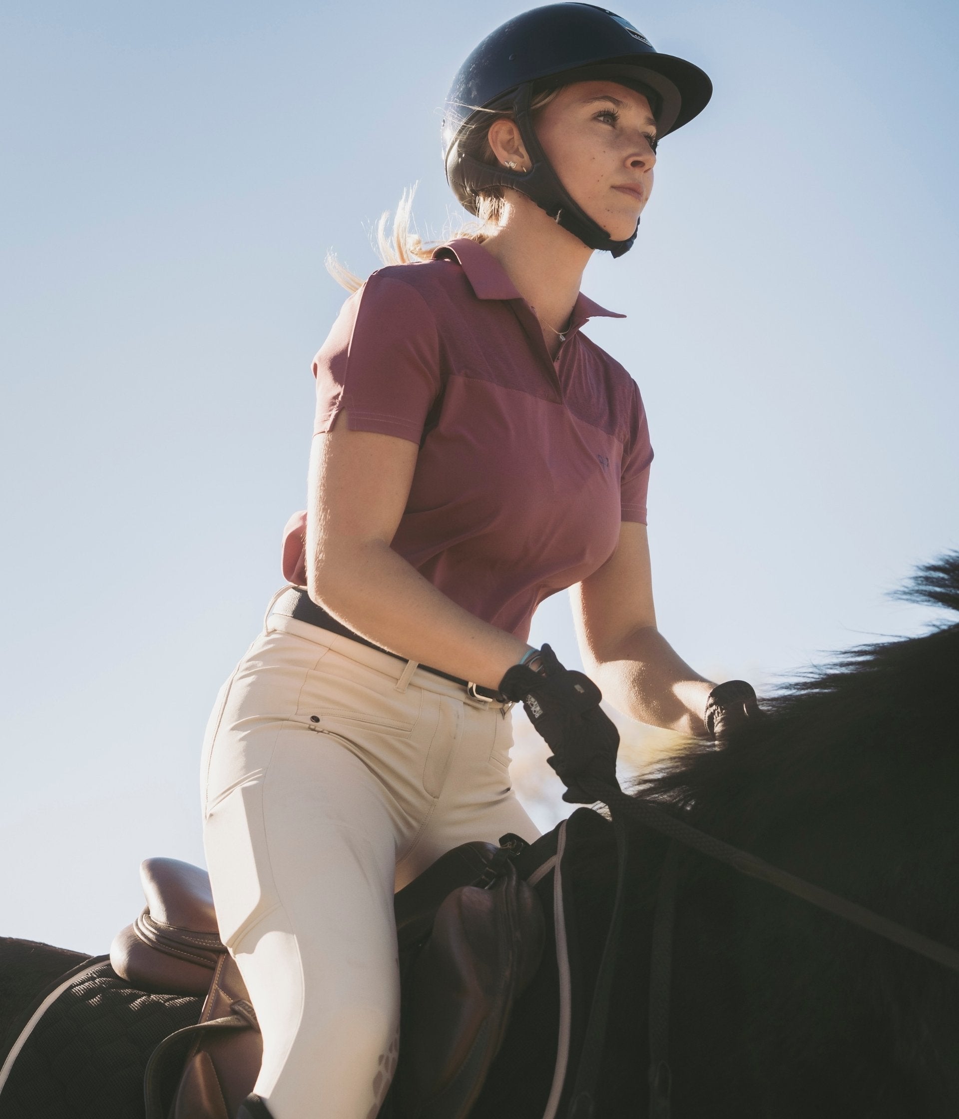 Ariia Women's Breathable Riding Polo Shirt