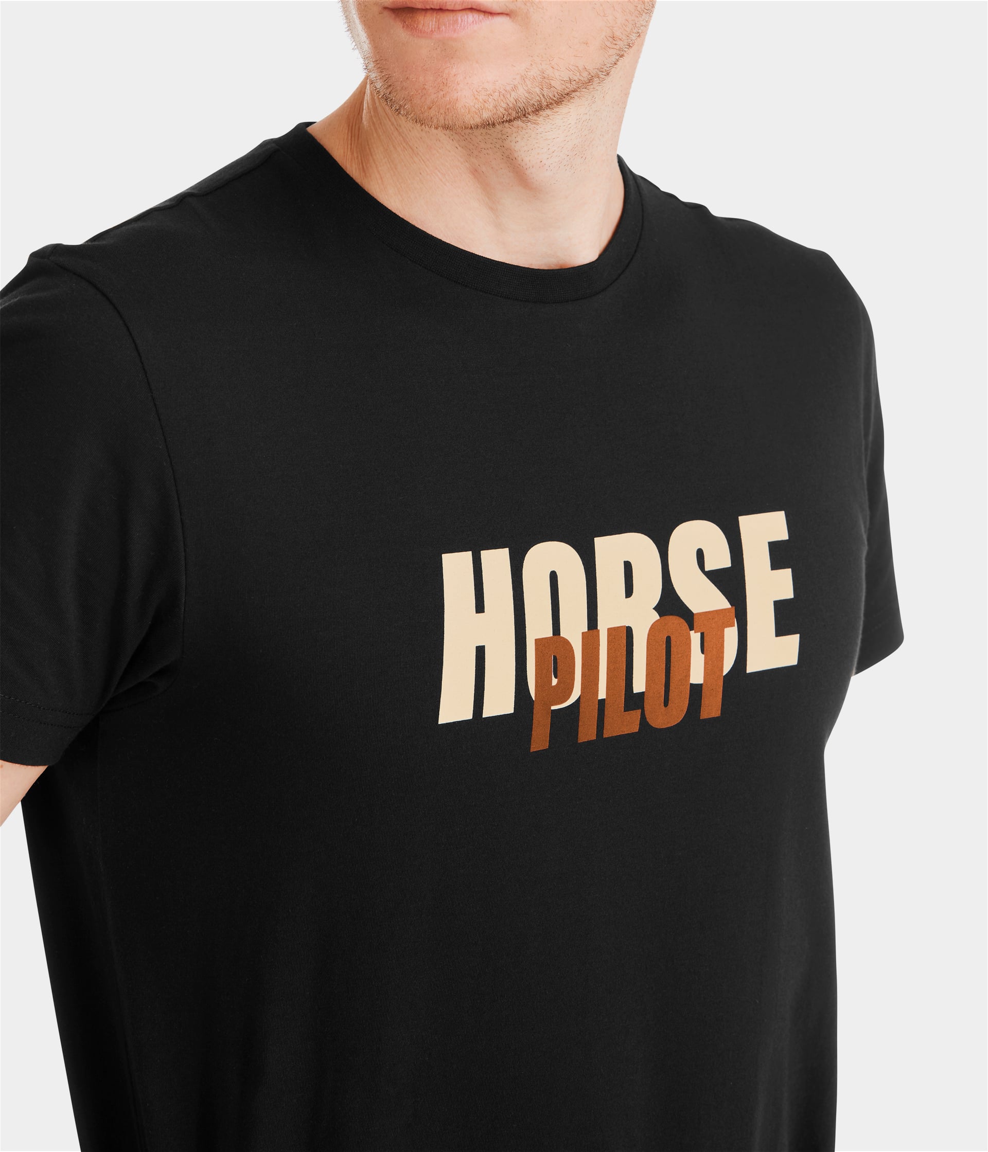 Team T-shirt d'équitation homme | Black
