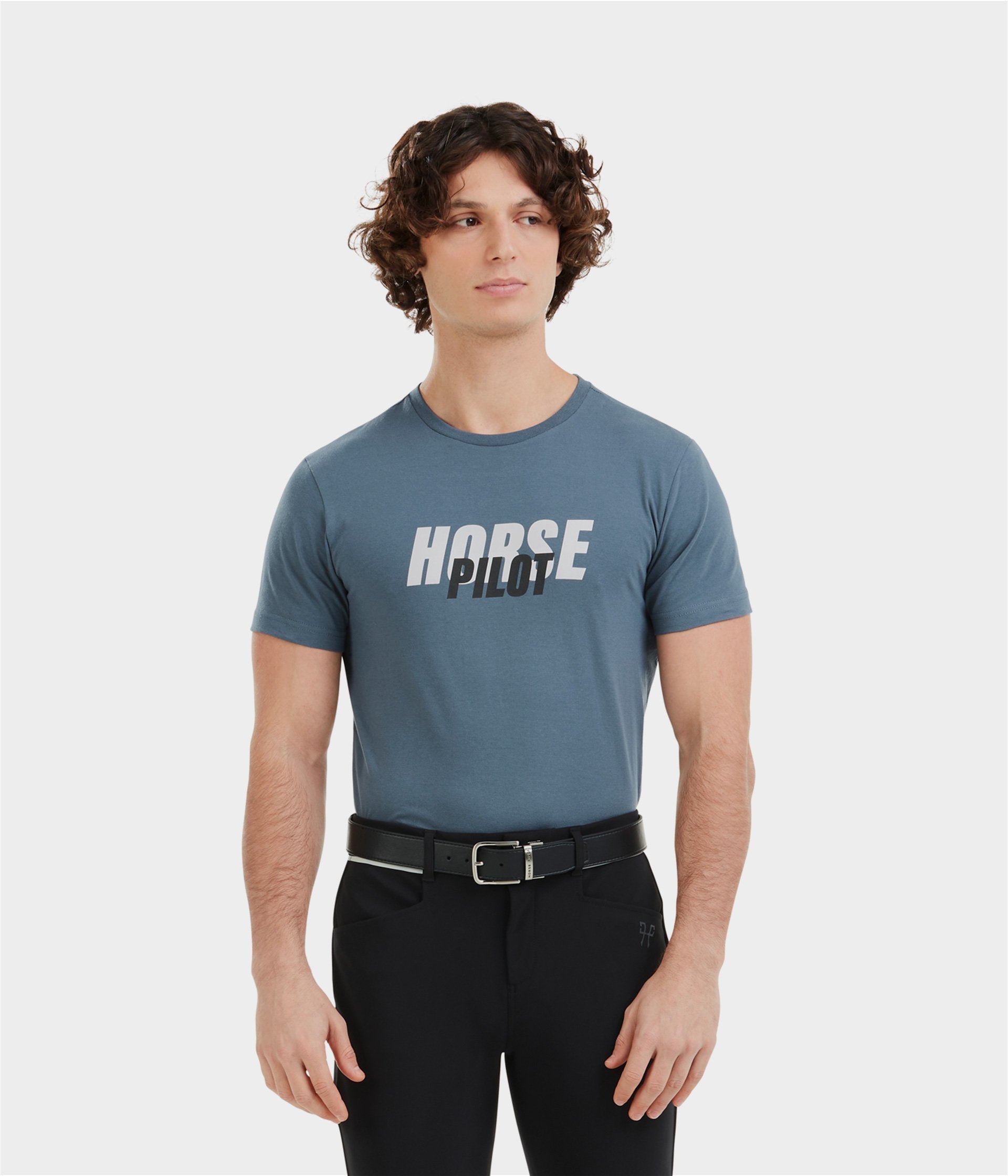 Team T-shirt d'équitation homme | Vintage Indigo