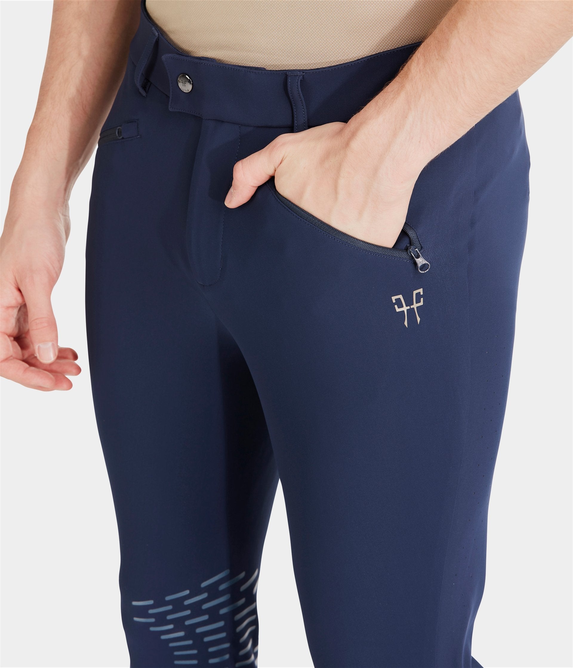 X-Aerotech | Navy | Pantalon d'équitation d'été homme | Horse Pilot