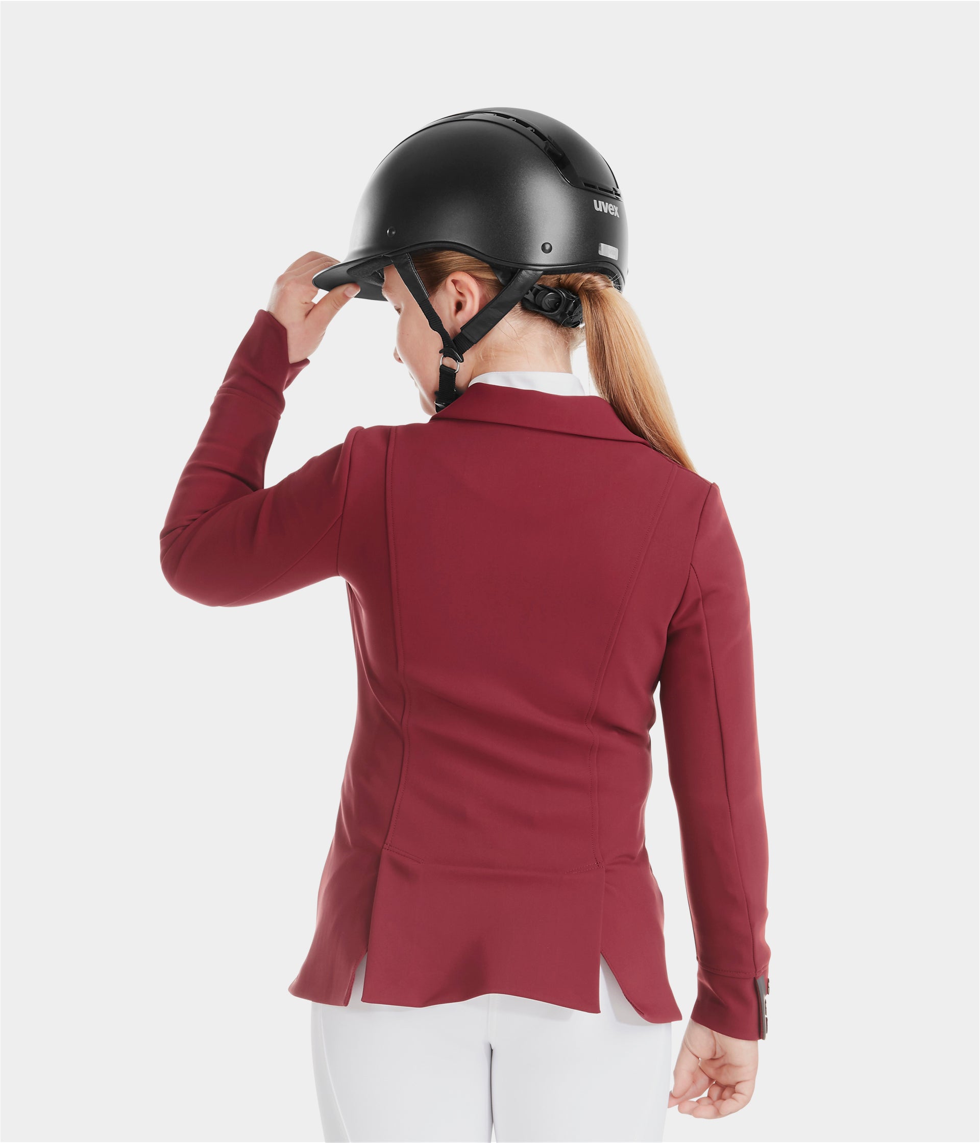 Aerotech | Dark Red | Veste de concours d'équitation fille | Horse Pilot