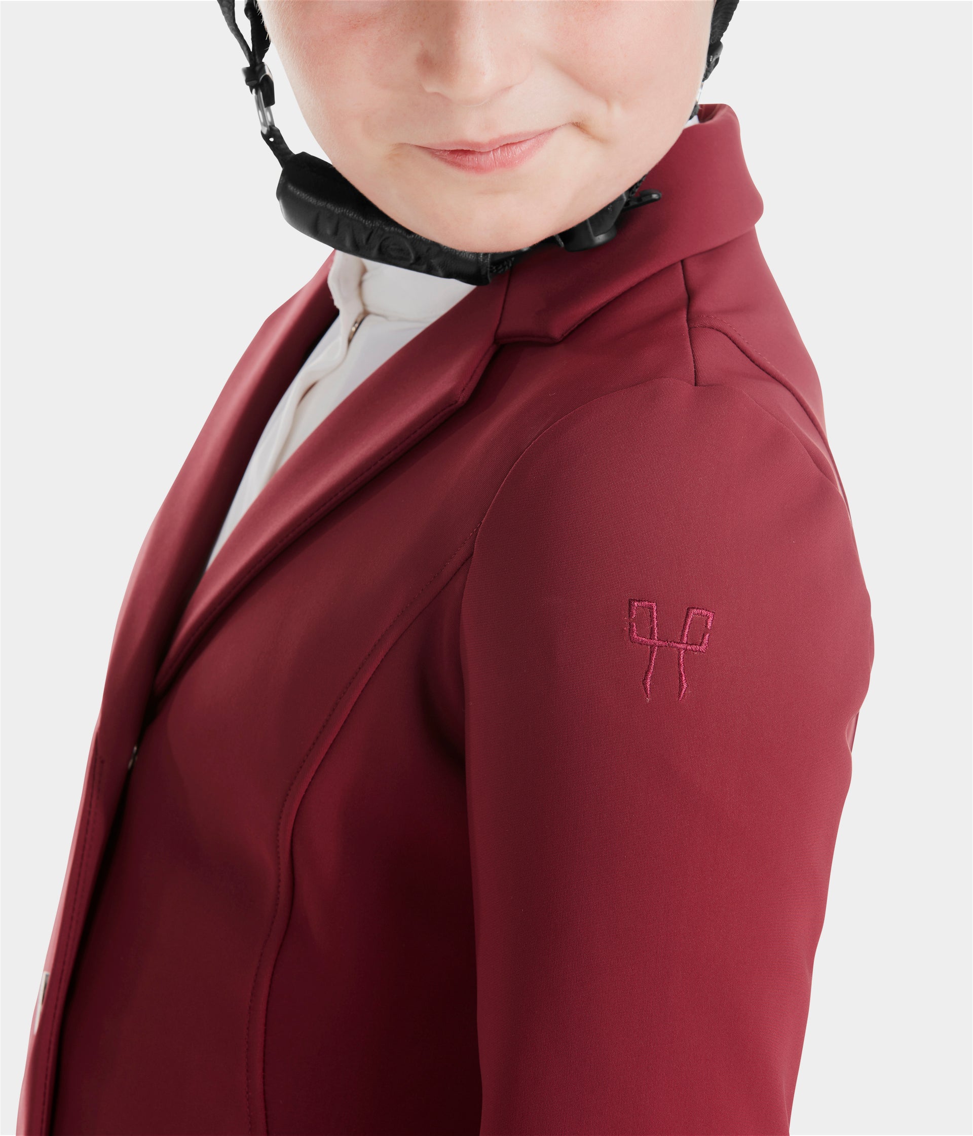 Aerotech | Dark Red | Veste de concours d'équitation fille | Horse Pilot