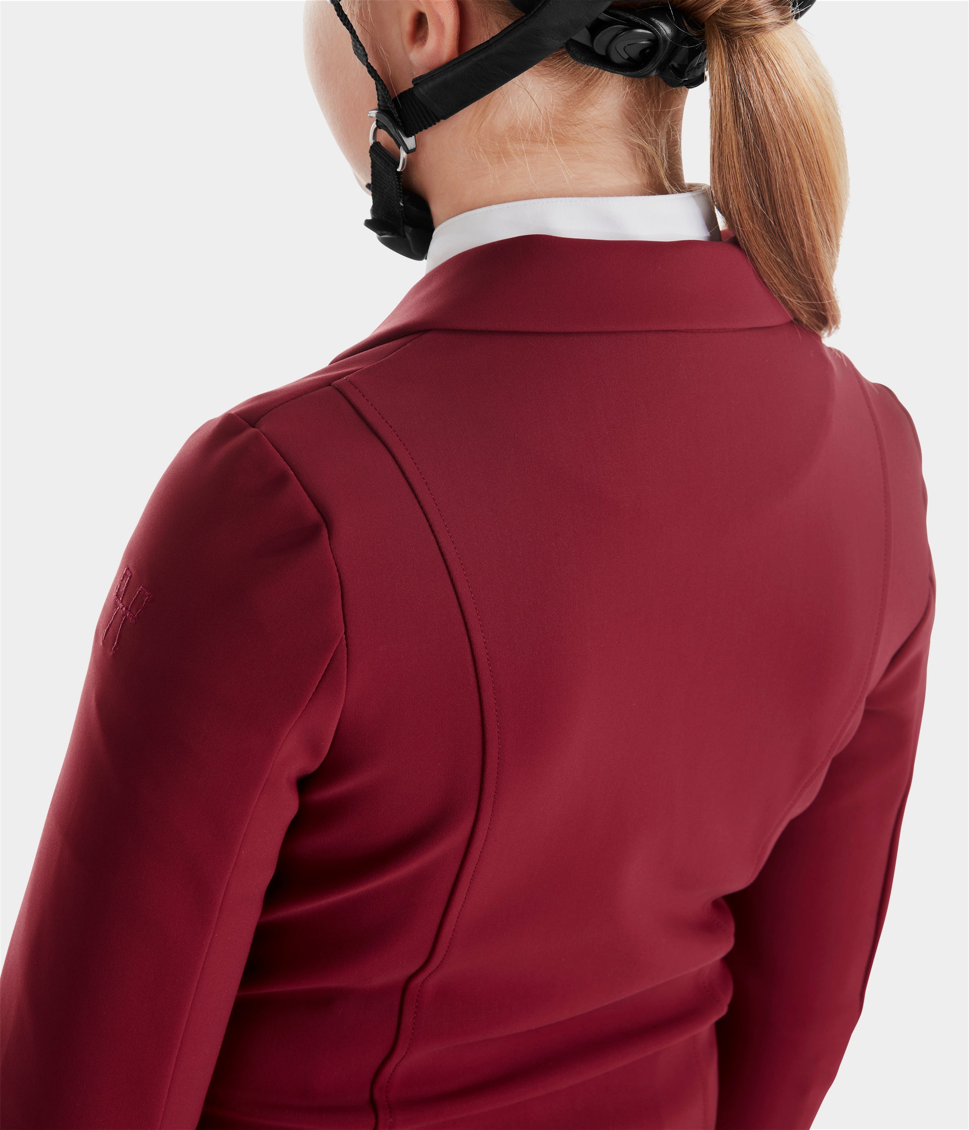 Aerotech | Dark Red | Veste de concours d'équitation fille | Horse Pilot
