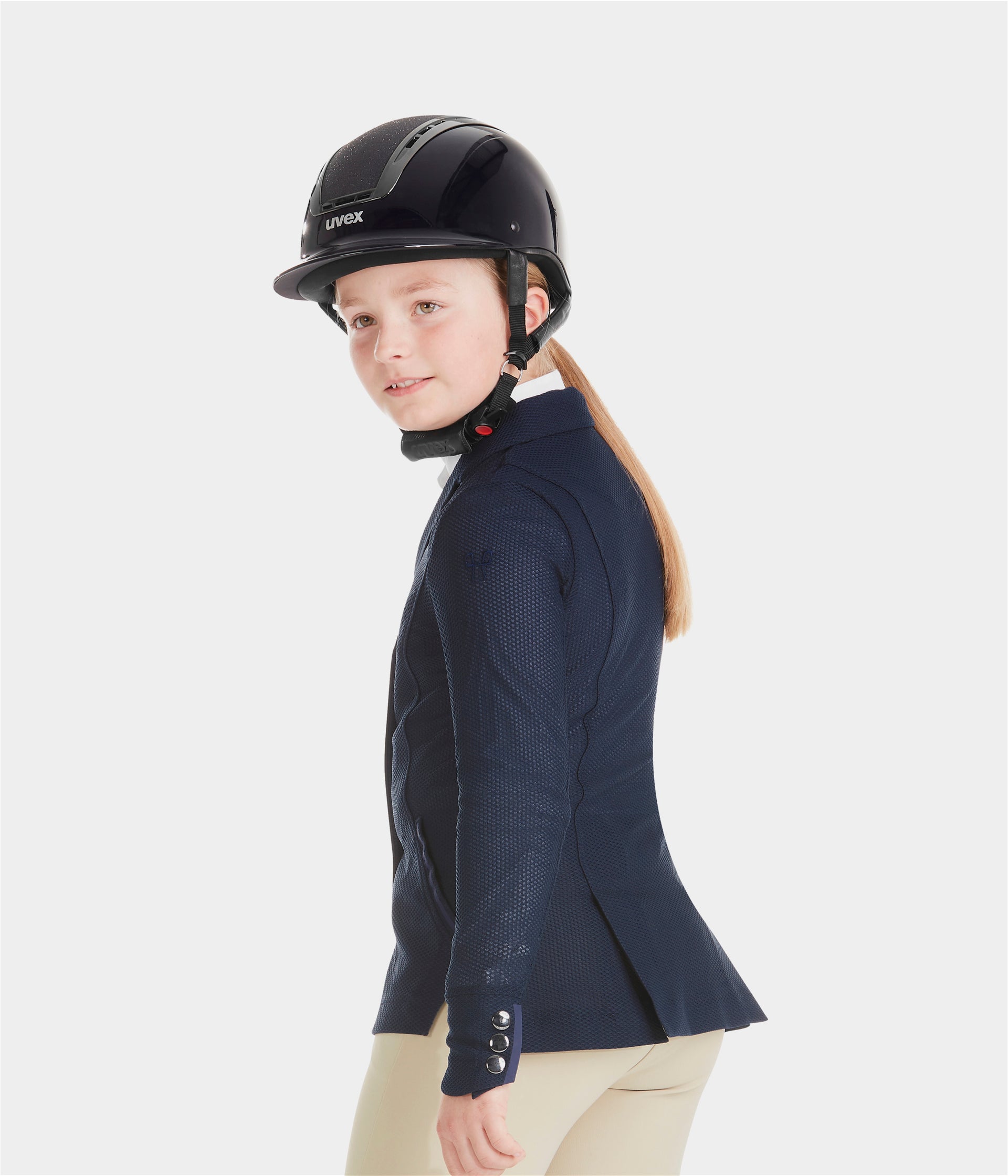 Aeromesh | Navy | Veste de concours d'équitation fille | Horse Pilot