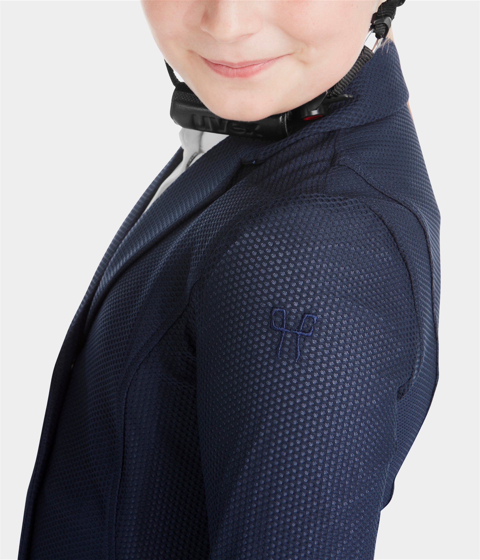 Aeromesh | Navy | Veste de concours d'équitation fille | Horse Pilot