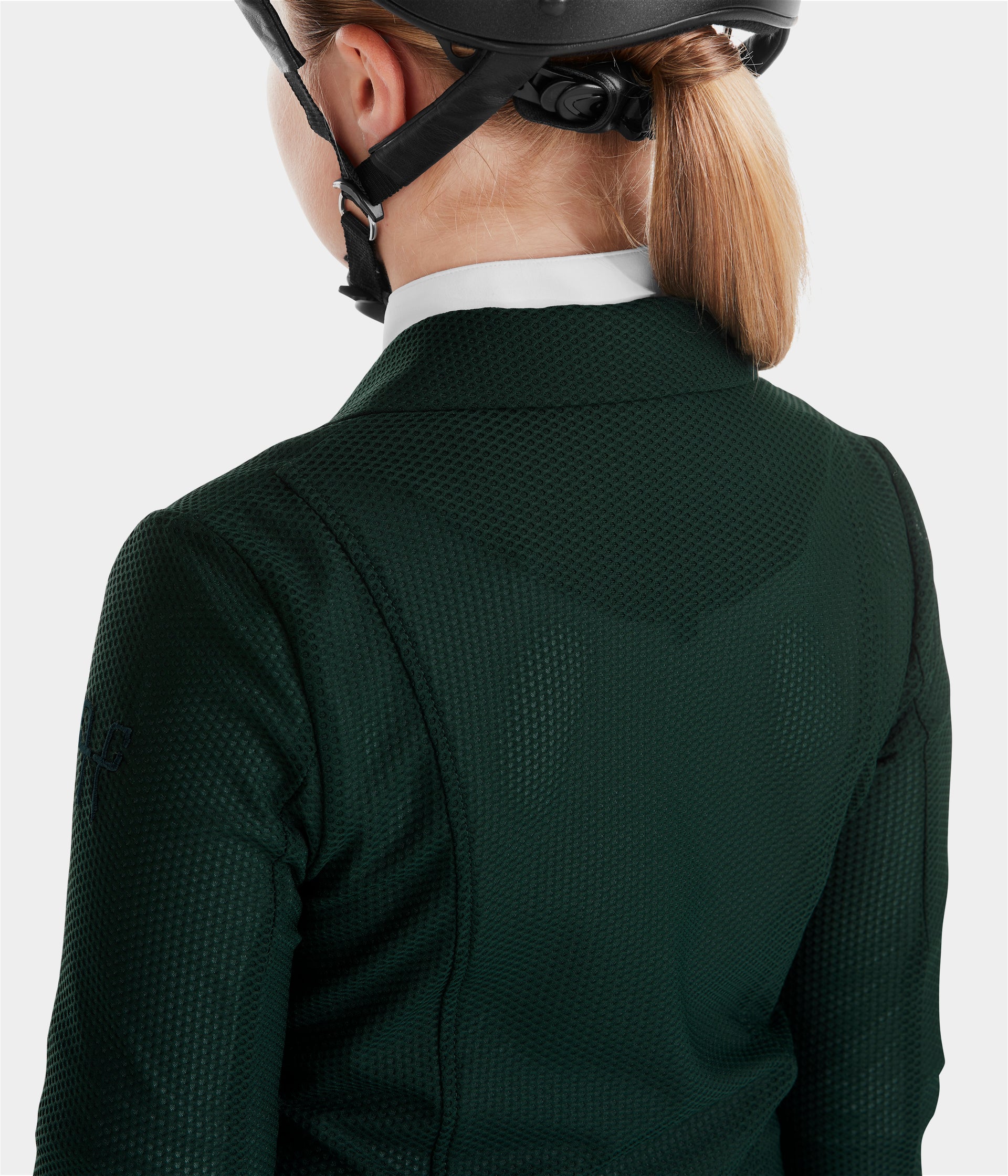 Aeromesh | Dark Green | Veste de concours d'équitation fille | Horse Pilot