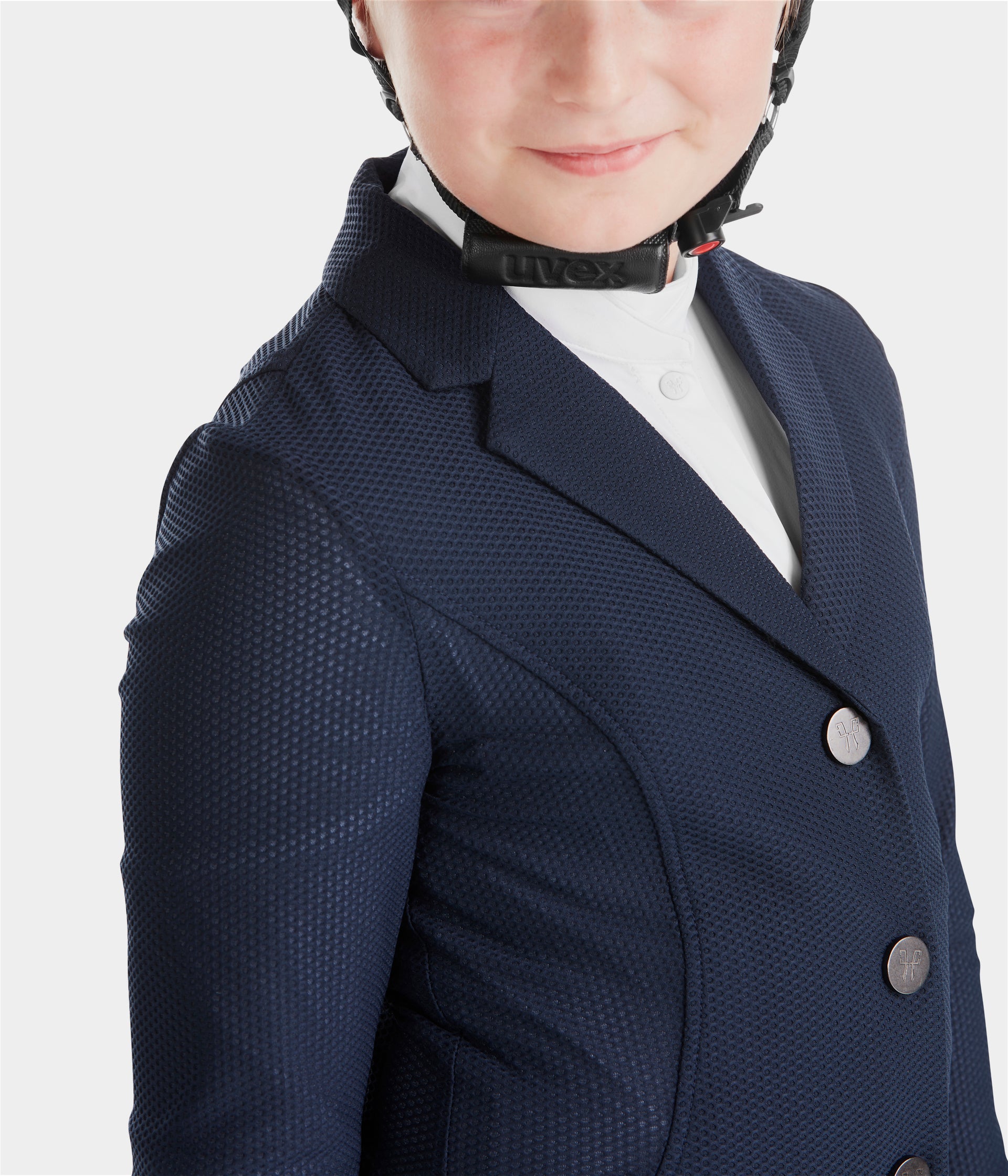 Aeromesh | Navy | Veste de concours d'équitation fille | Horse Pilot