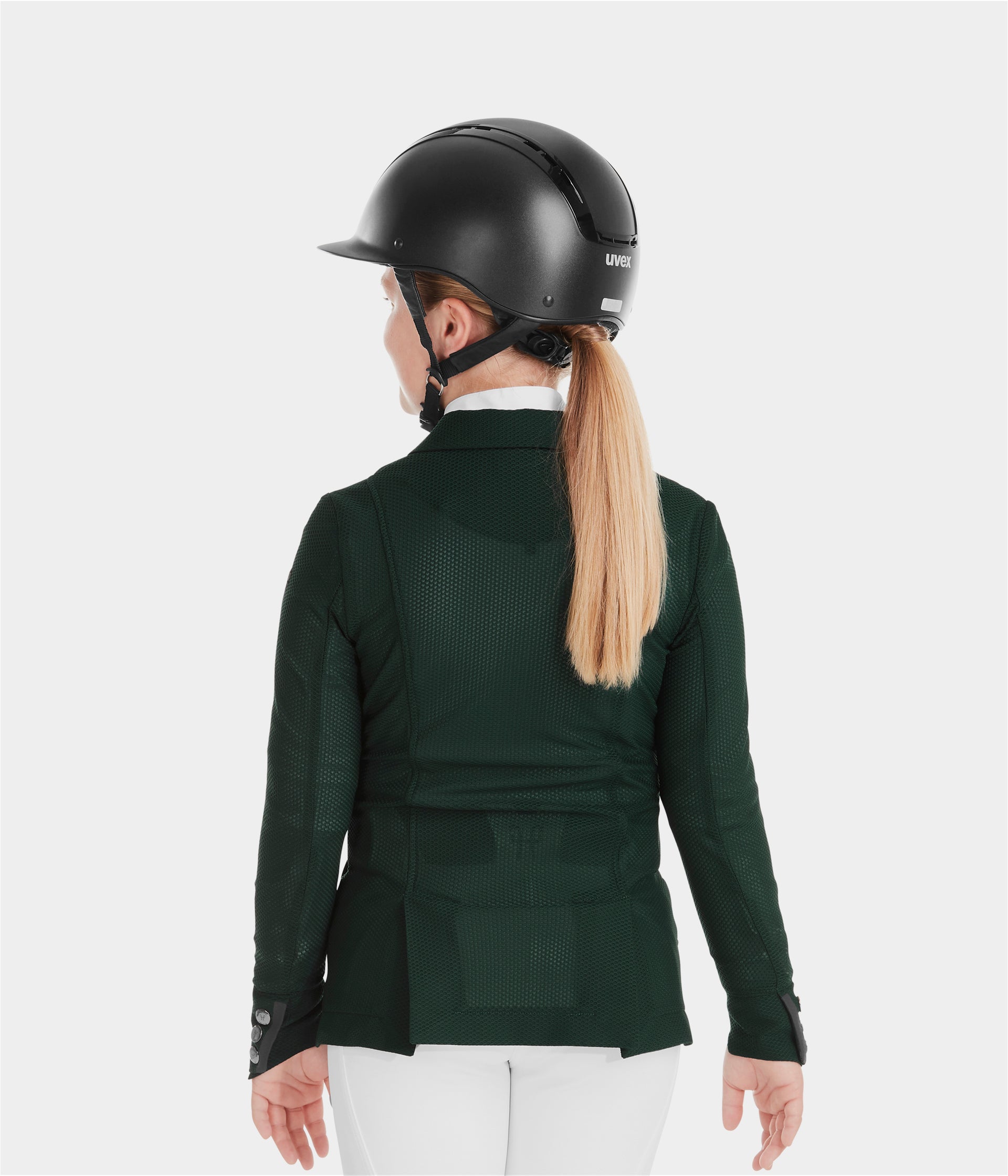 Aeromesh | Dark Green | Veste de concours d'équitation fille | Horse Pilot