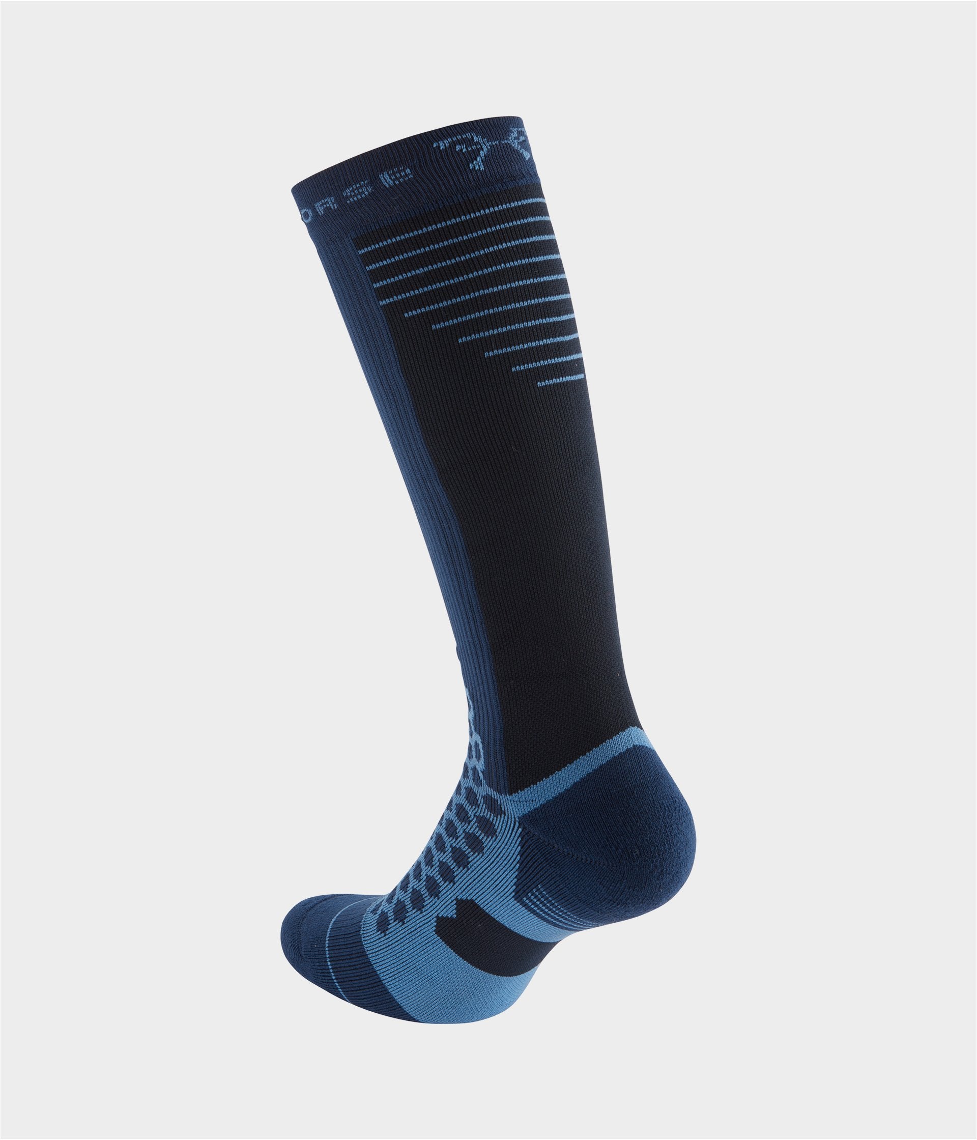 Compression Socks | Navy | Winter chaussettes de compression d'équitation unisexe| Horse Pilot