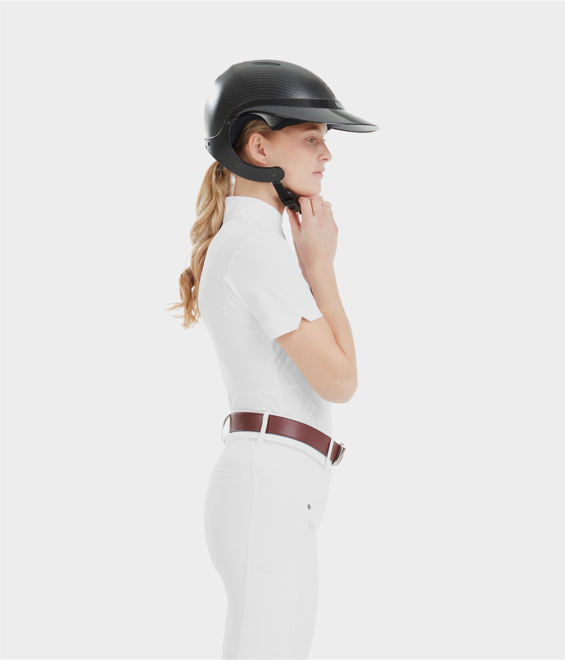 Monica | White | Chemise de concours d'équitation femme| Horse Pilot