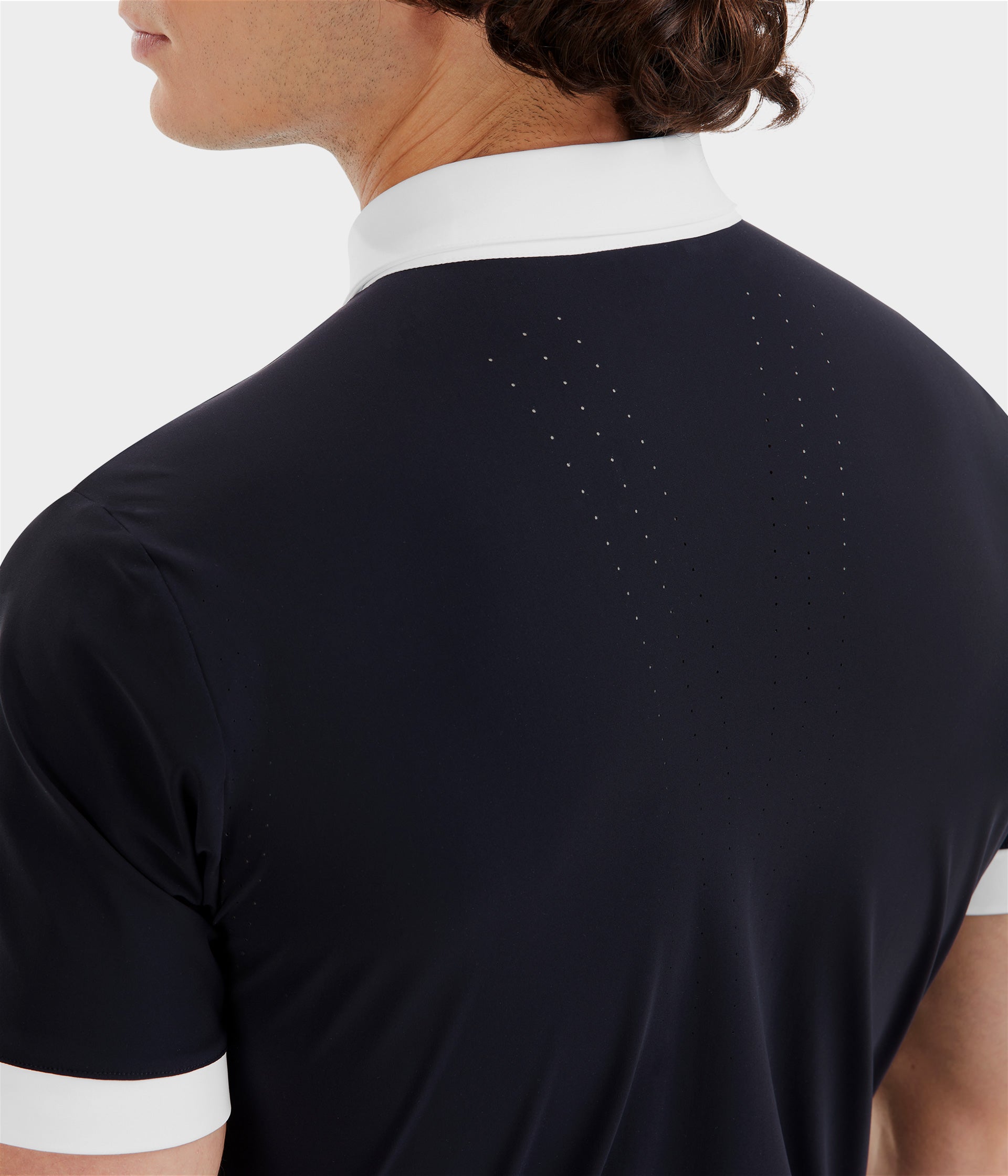 Aerolight | Dark Night | Chemise de concours d'équitation manches courtes homme | Horse Pilot