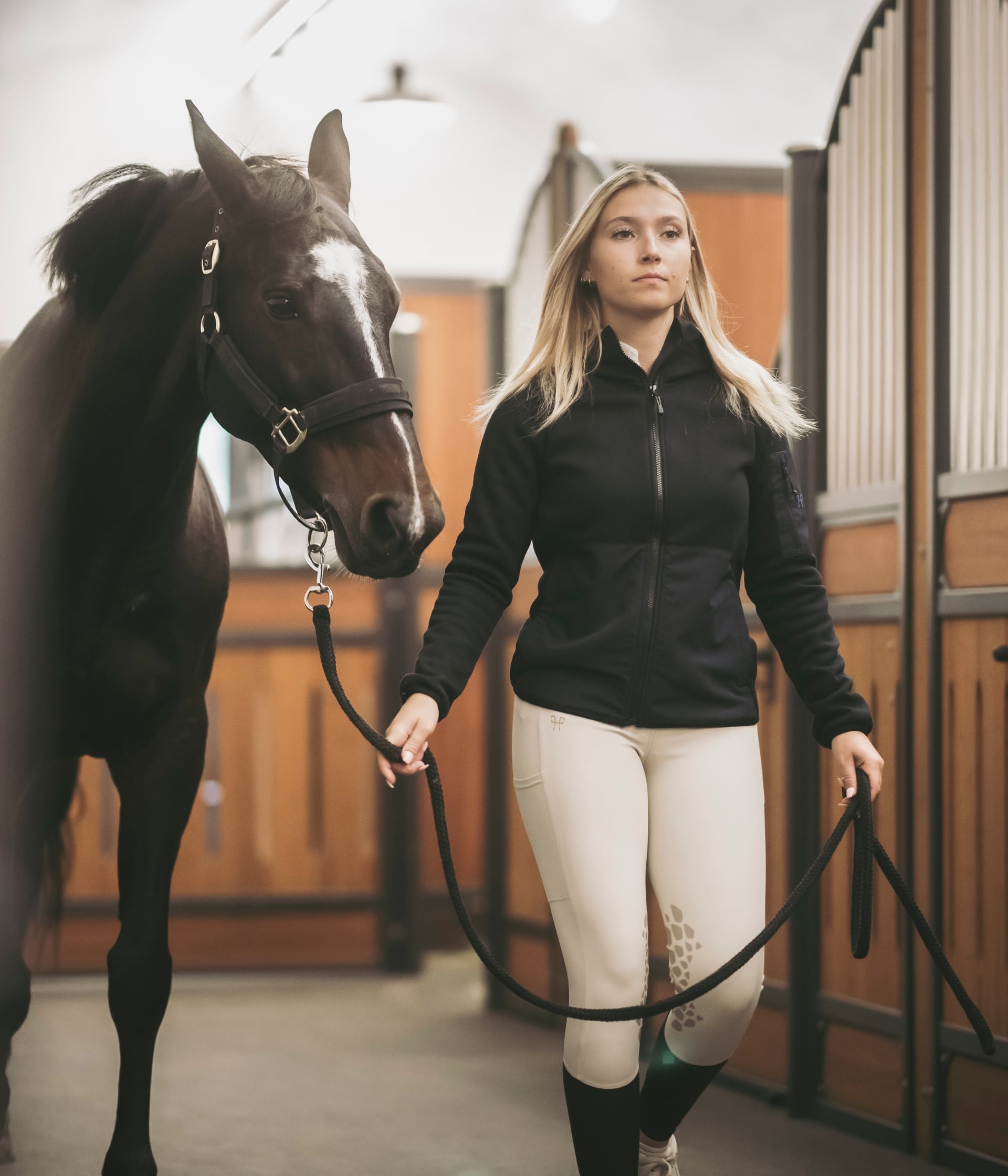 Pampa | Blue Graphite | Veste polaire d'équitation femme| Horse Pilot
