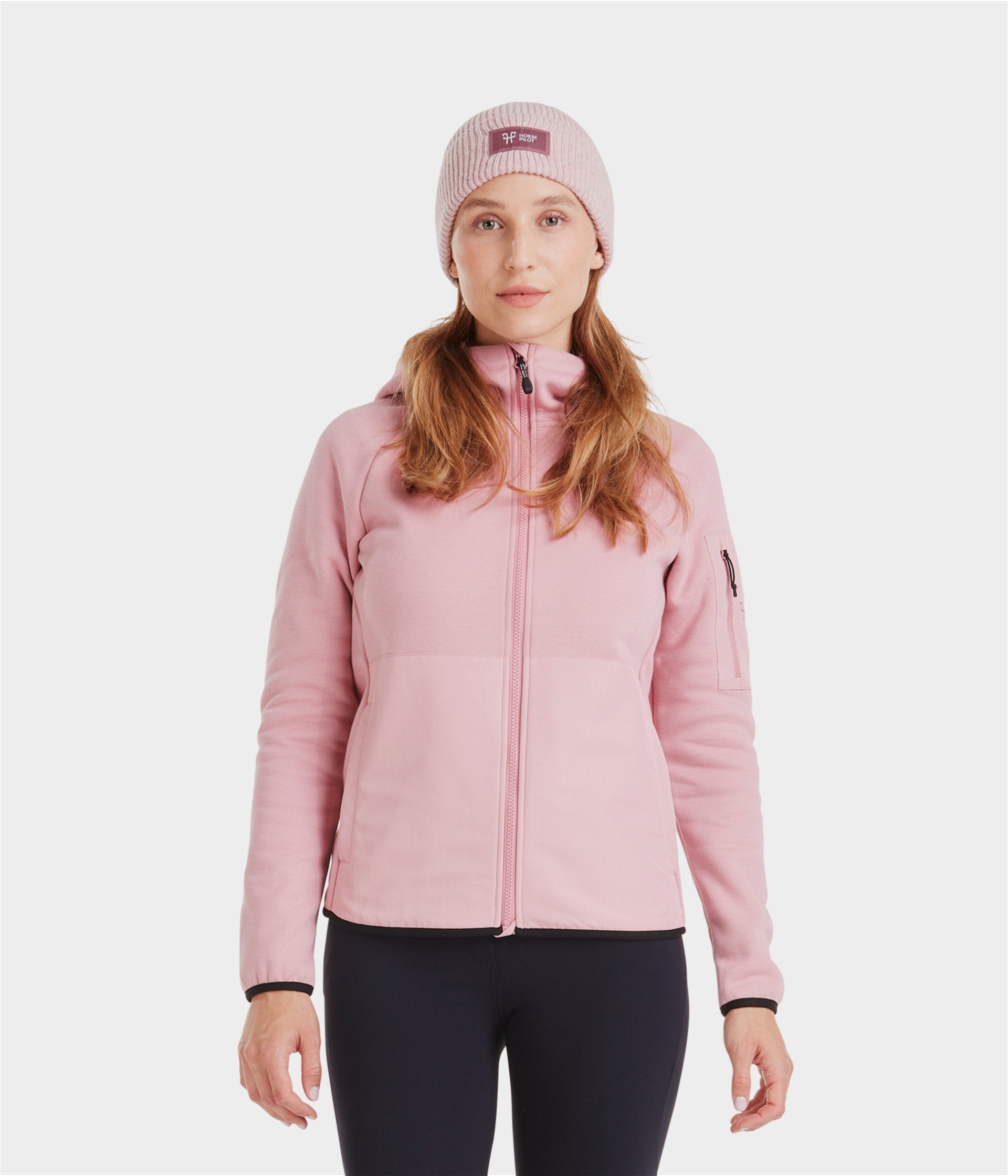 Pampa | Rose poudrée | Veste polaire d'équitation femme| Horse Pilot