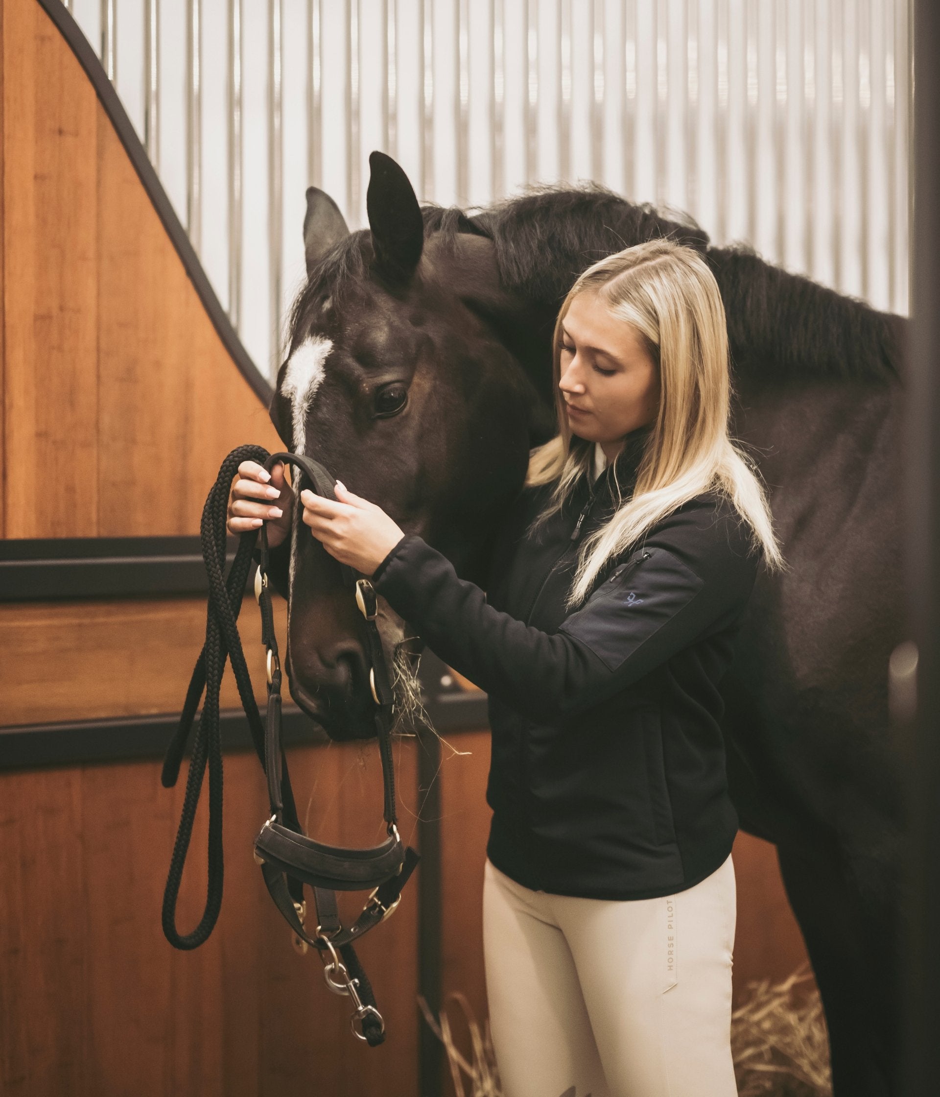 Pampa | Blue Graphite | Veste polaire d'équitation femme| Horse Pilot