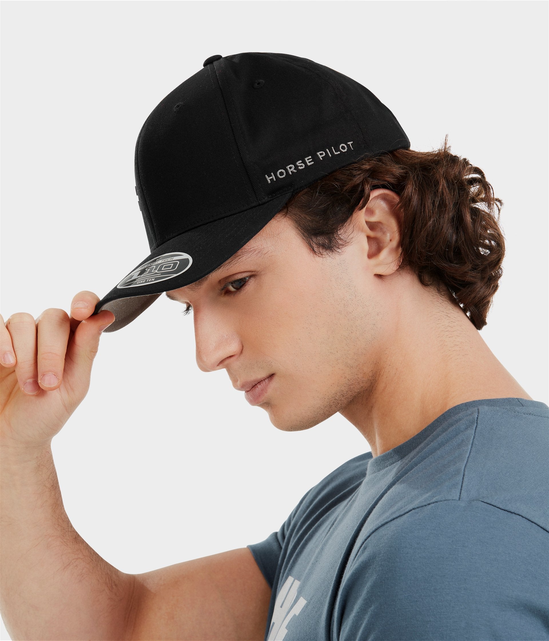 Flexfit Cap | Black | Casquette d'équitation unisexe| Horse Pilot