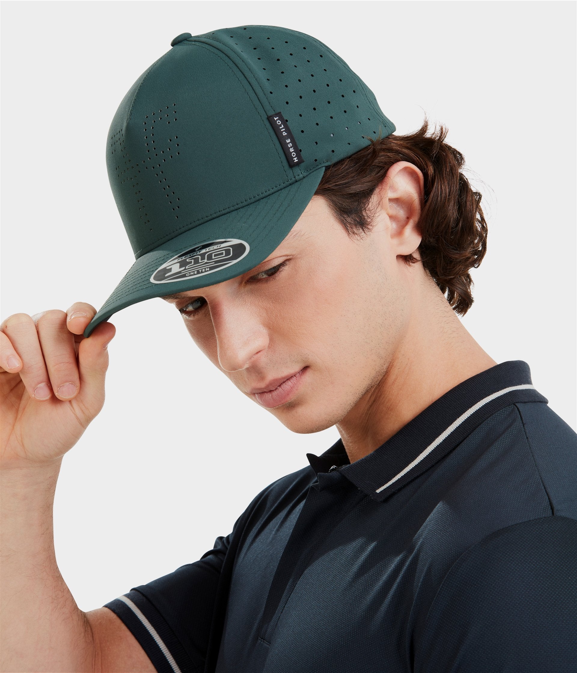 Aerotech Cap | Balsam Green | Casquette d'équitation unisexe | Horse Pilot