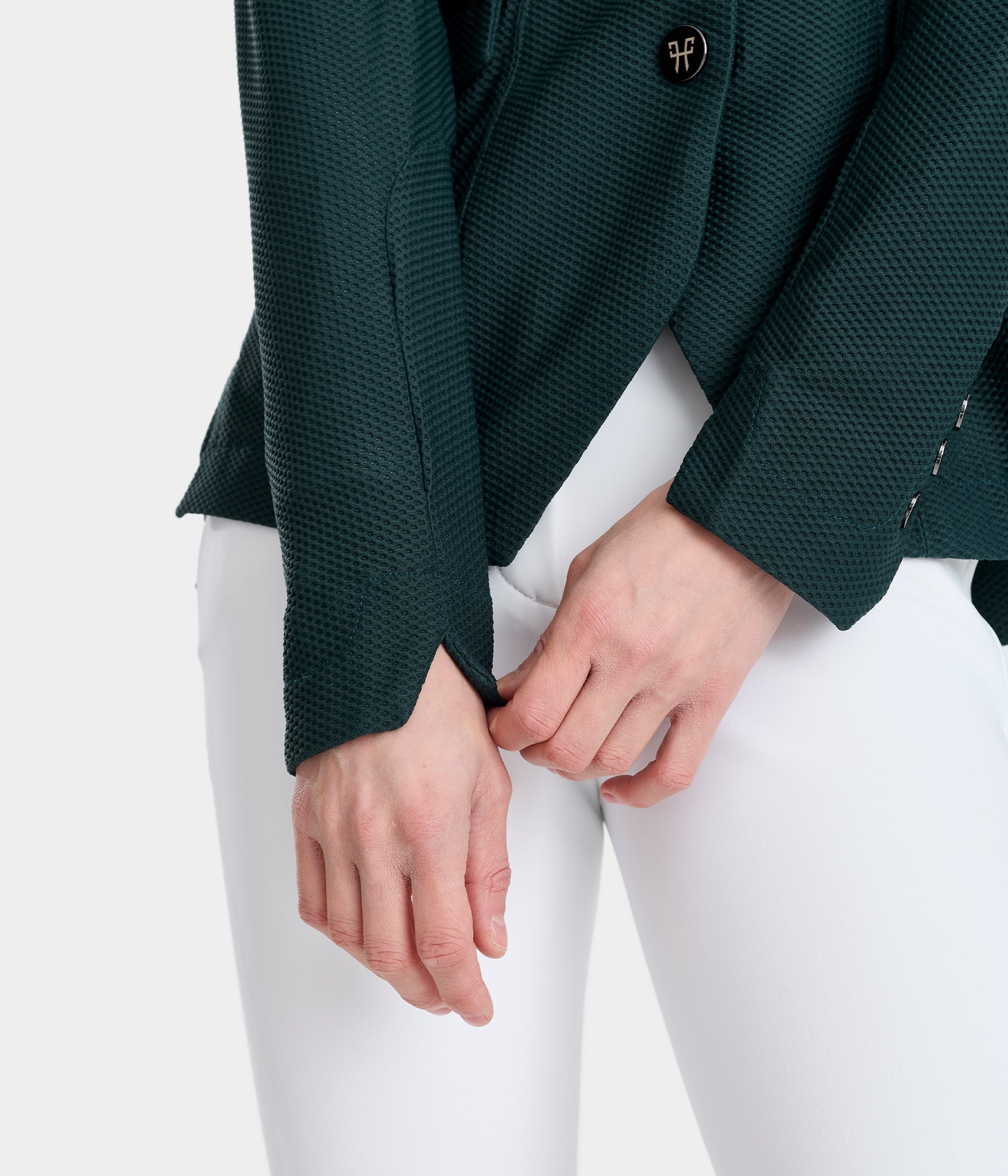 Aeromesh 2.0 | Dark Green | Veste de concours d'équitation femme | Horse Pilot