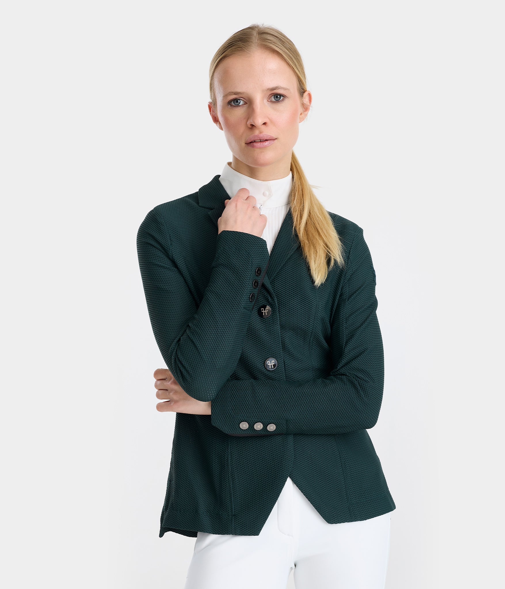 Aeromesh 2.0 | Dark Green | Veste de concours d'équitation femme | Horse Pilot