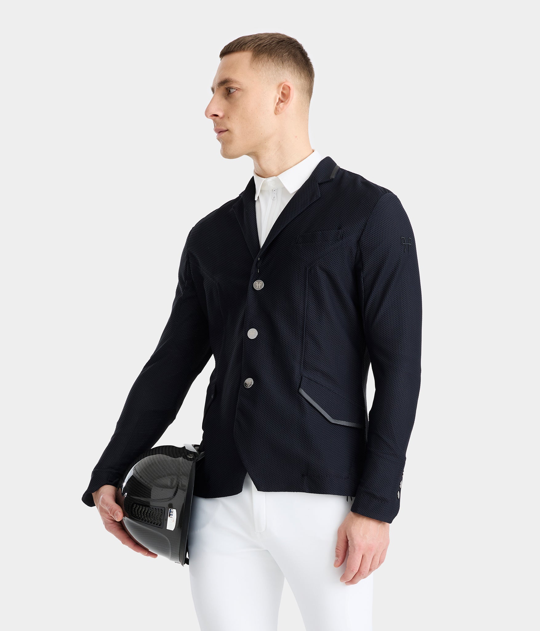 Aeromesh 2.0 | Noir | Veste de concours d'équitation homme | Horse Pilot