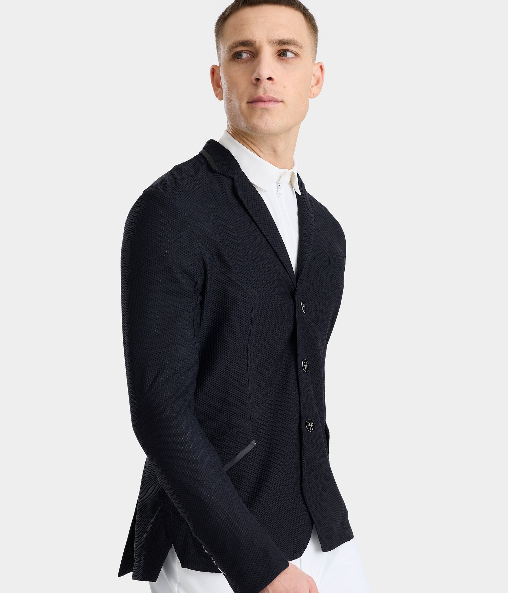 Aeromesh 2.0 | Noir | Veste de concours d'équitation homme | Horse Pilot