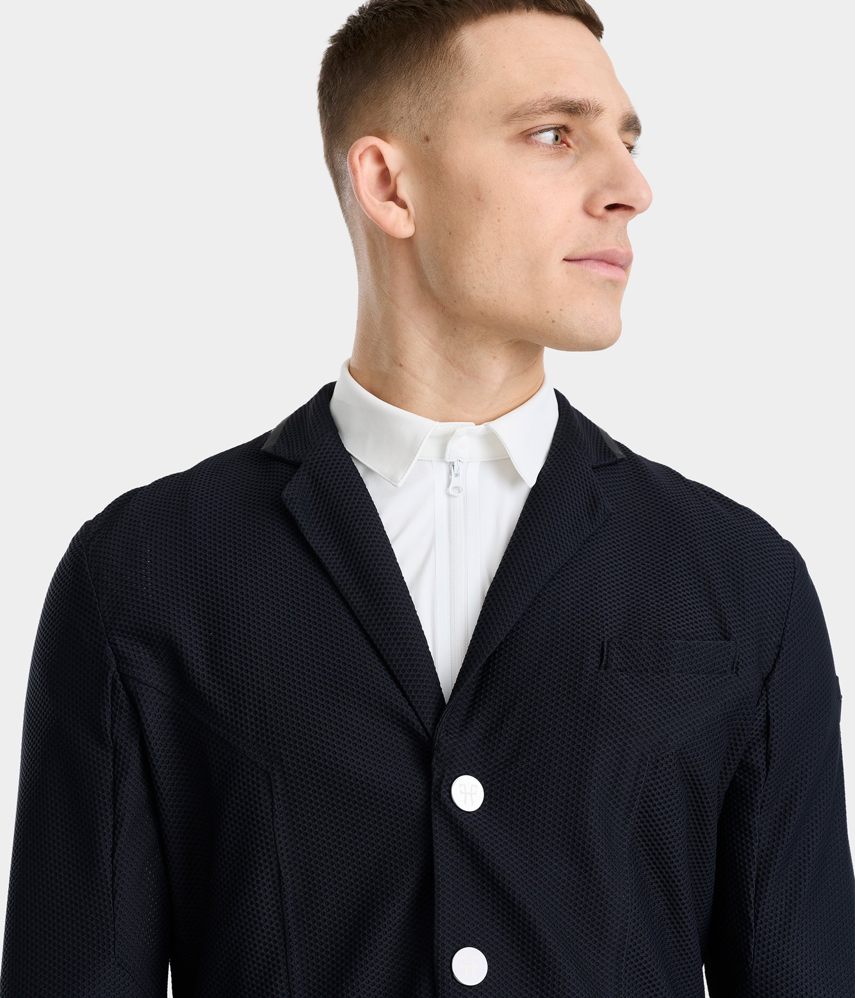 Aeromesh 2.0 | Noir | Veste de concours d'équitation homme | Horse Pilot