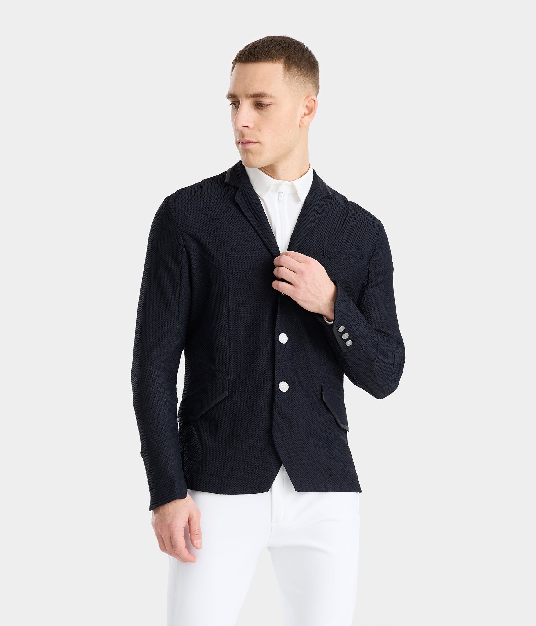 Aeromesh 2.0 | Noir | Veste de concours d'équitation homme | Horse Pilot