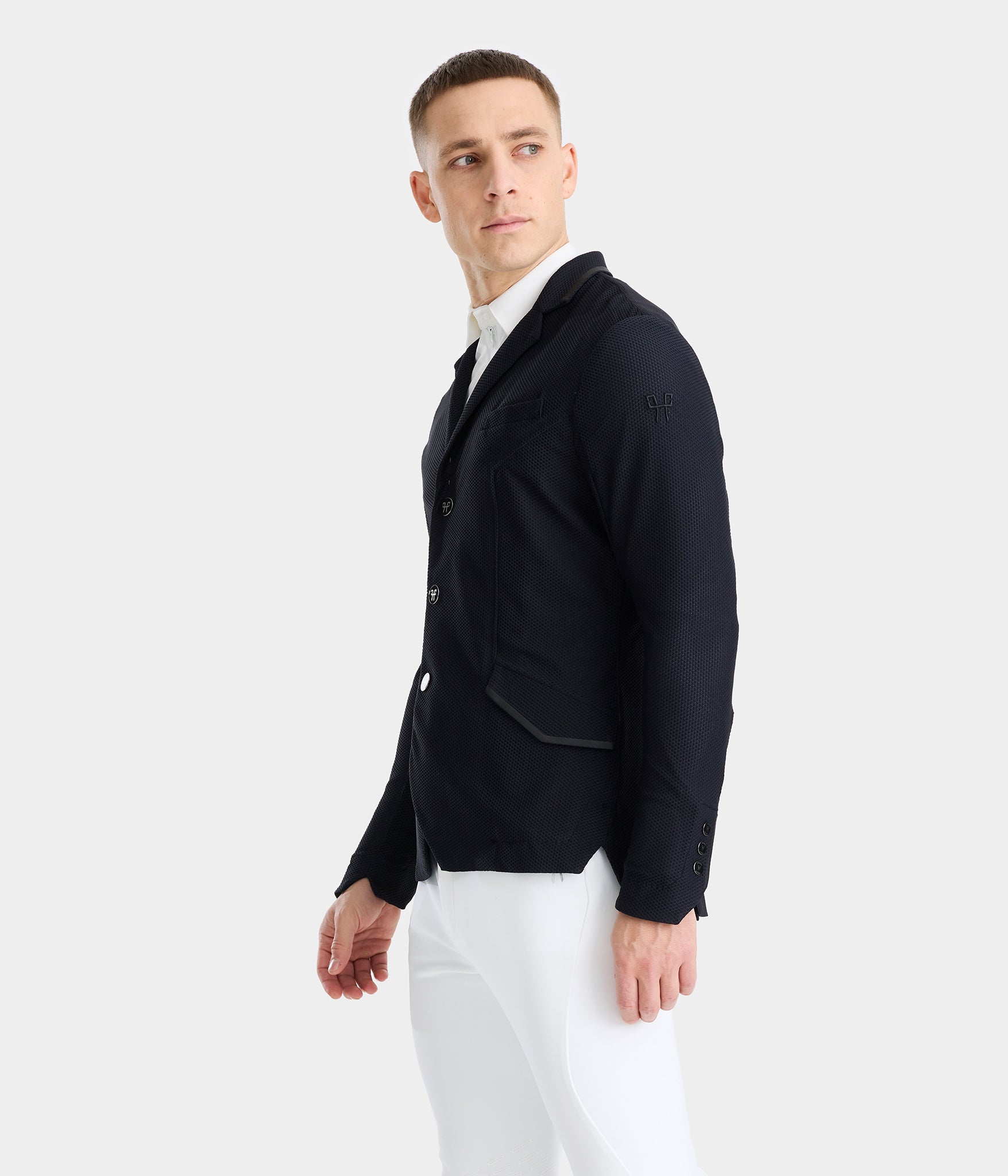 Aeromesh 2.0 | Noir| Veste de concours d'équitation homme | Horse Pilot