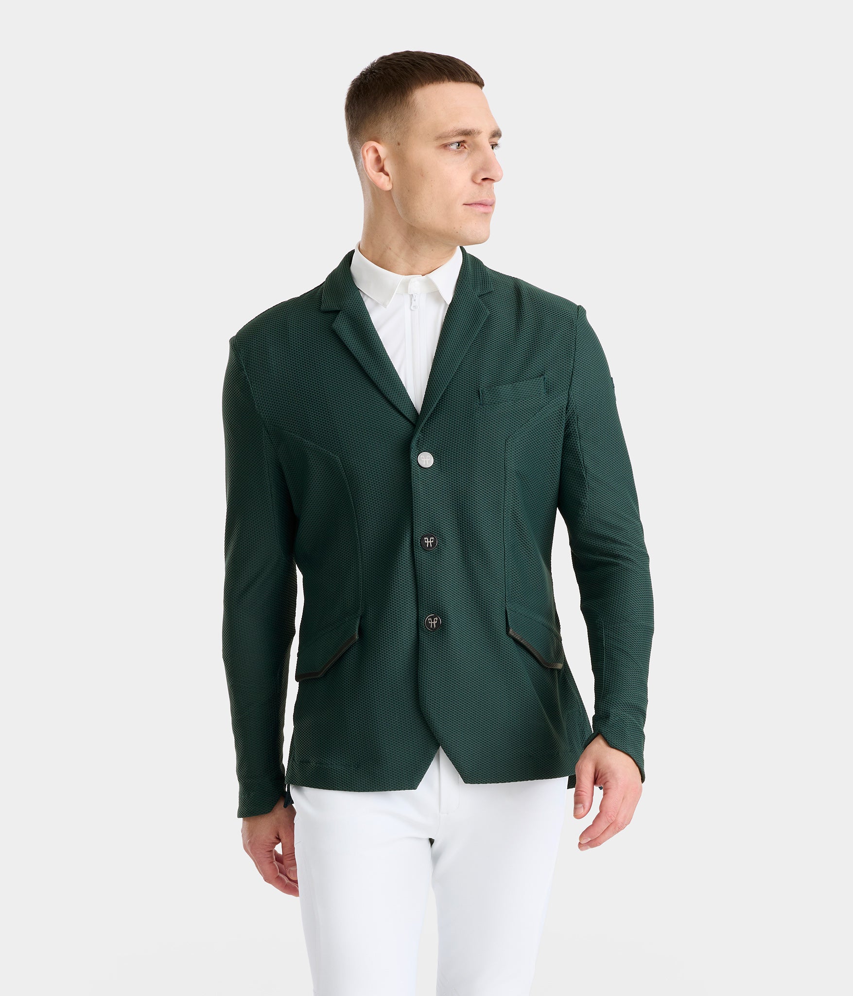 Aeromesh 2.0 | Vert fôret | Veste de concours d'équitation homme | Horse Pilot