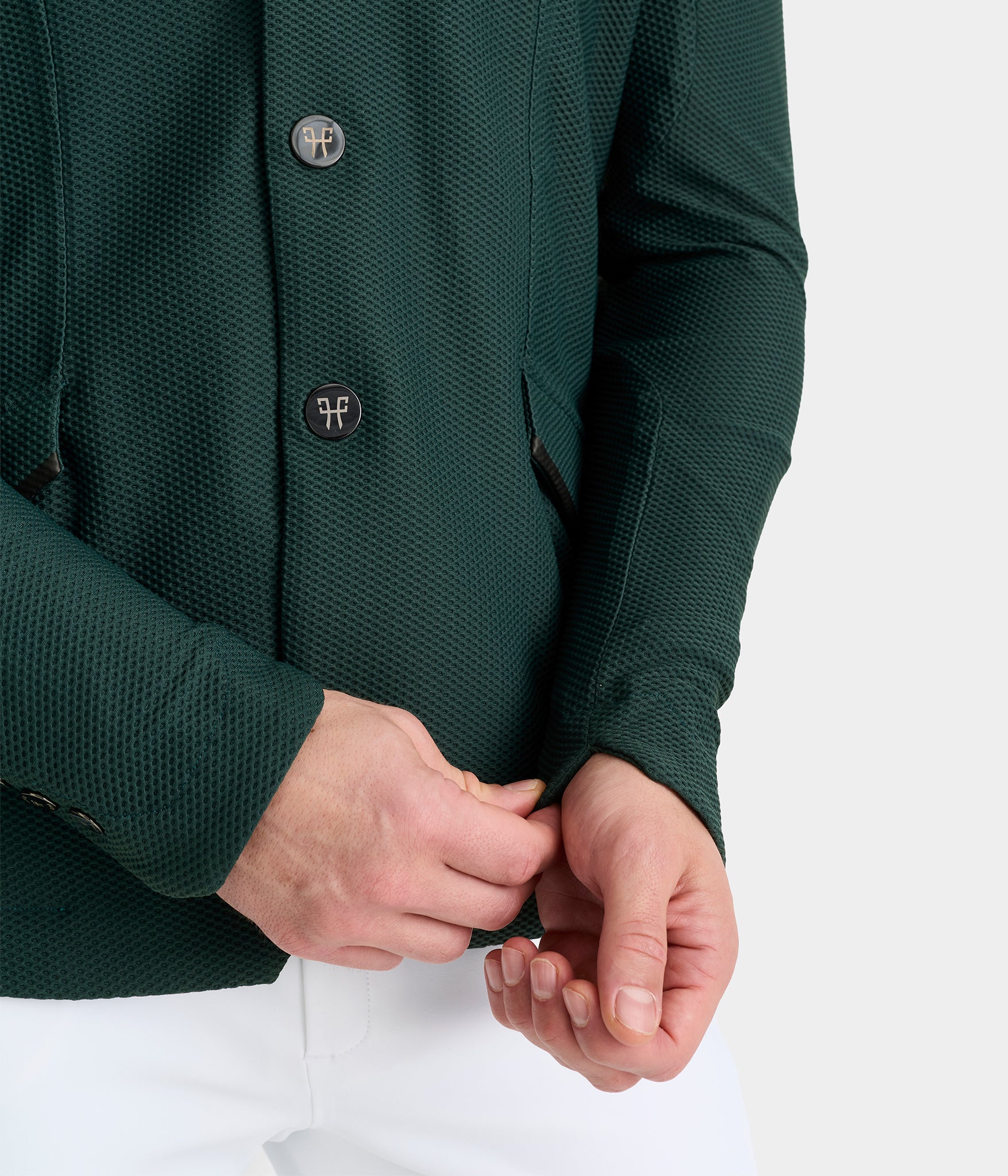 Aeromesh 2.0 | Vert fôret | Veste de concours d'équitation homme | Horse Pilot