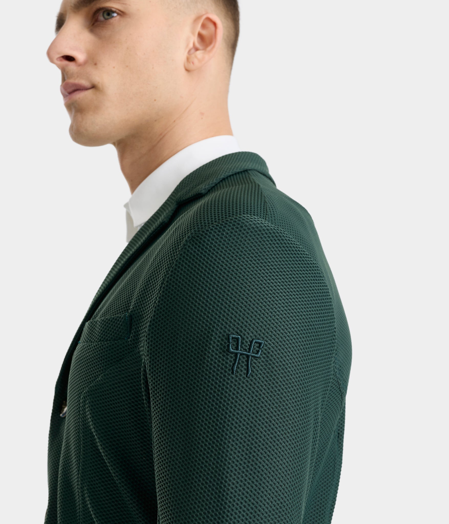 Aeromesh 2.0 | Vert fôret | Veste de concours d'équitation homme | Horse Pilot