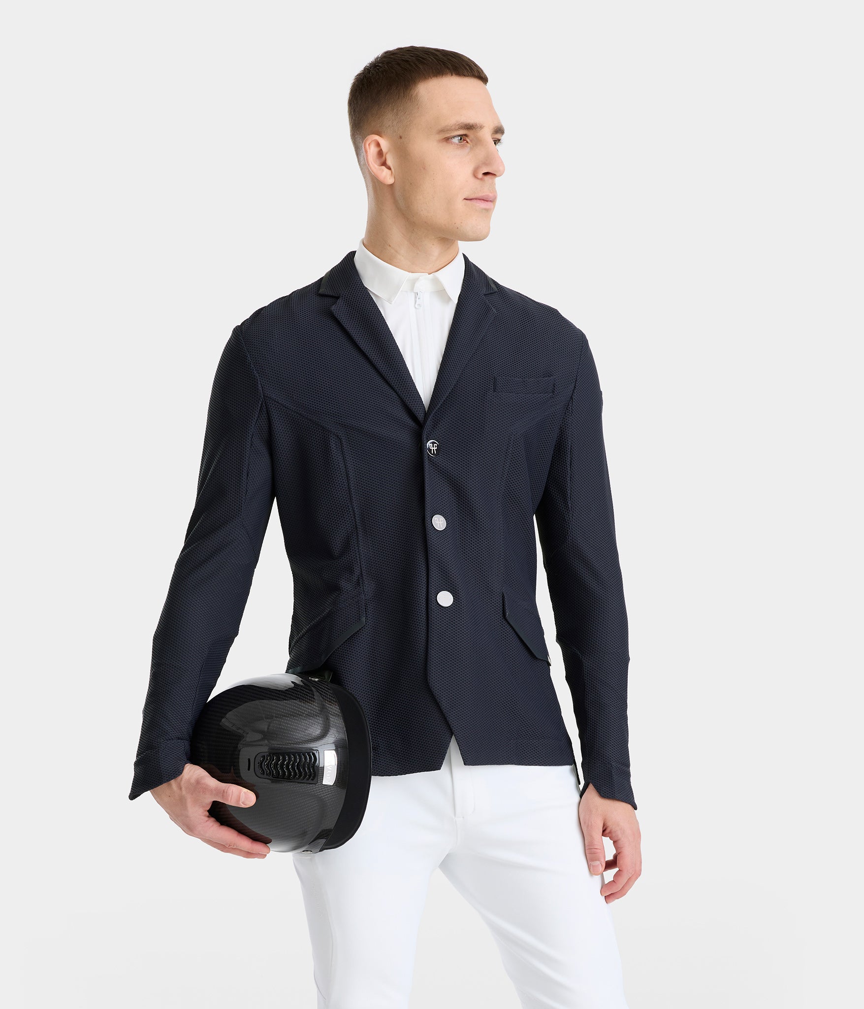 Aeromesh 2.0 | Bleu marine | Veste de concours d'équitation homme | Horse Pilot