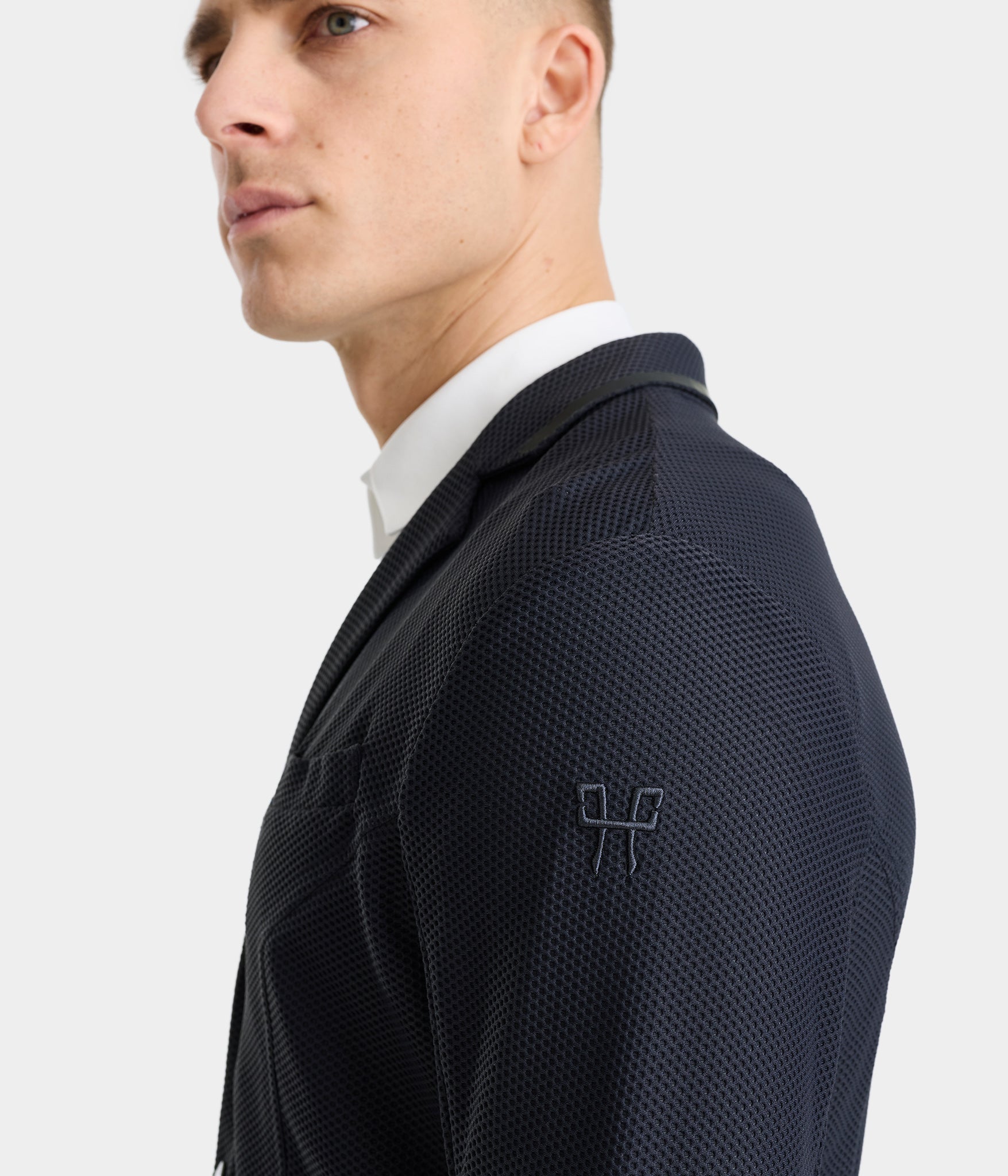 Aeromesh 2.0 | Bleu marine | Veste de concours d'équitation homme | Horse Pilot