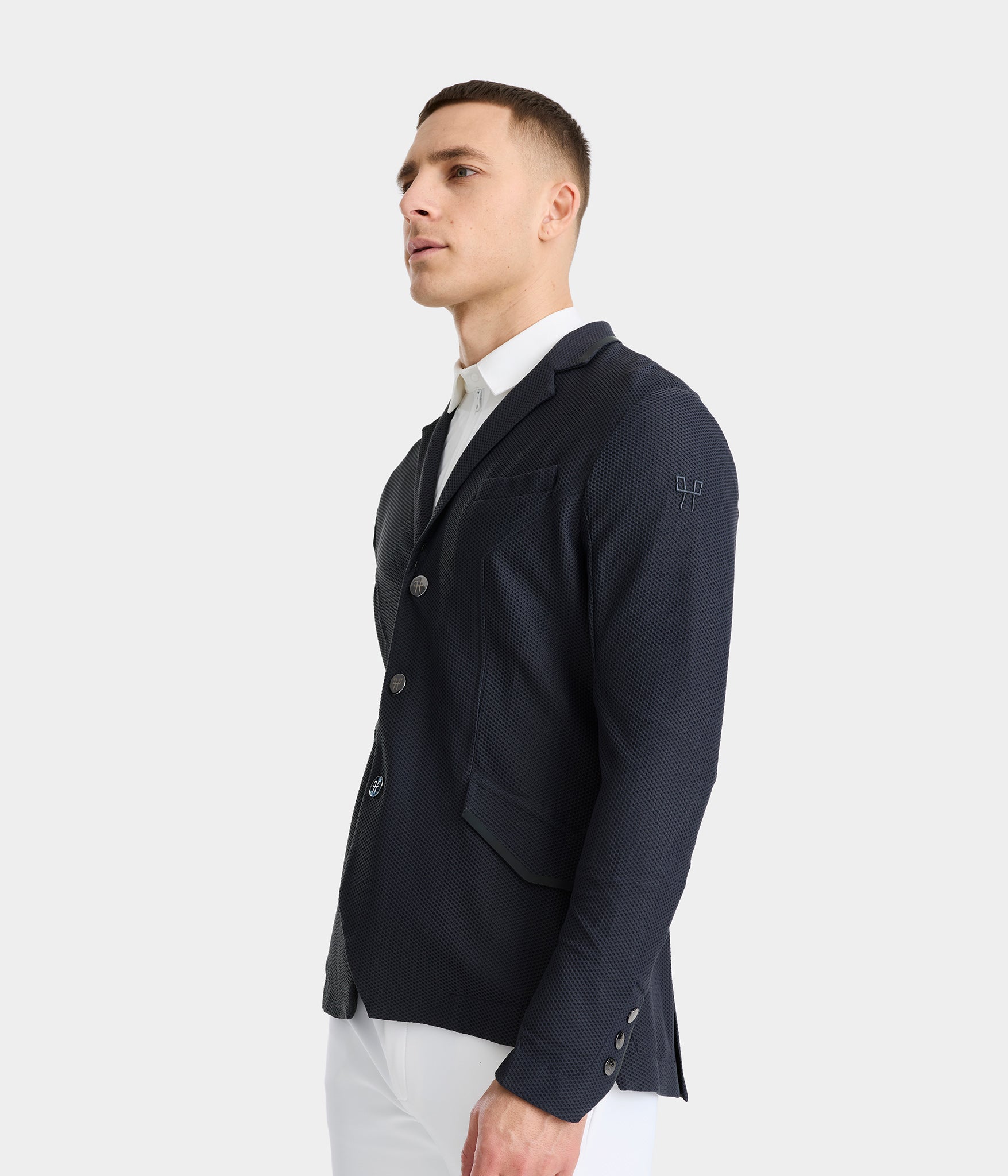 Aeromesh 2.0 | Bleu marine | Veste de concours d'équitation homme | Horse Pilot