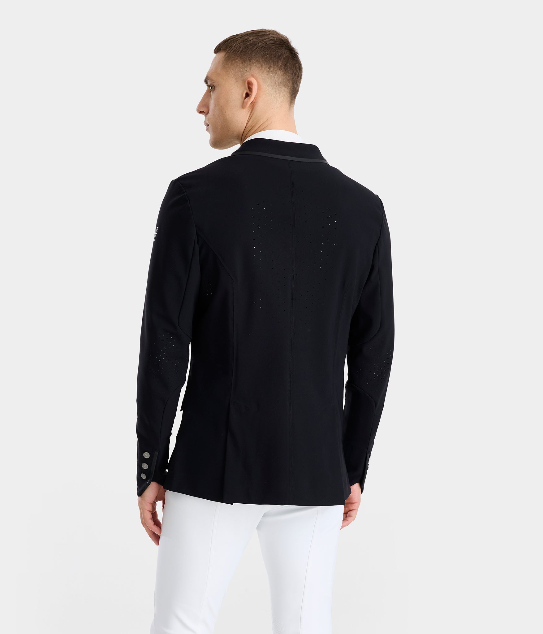 Aeromade | Noir | Veste de concours d'équitation homme | Horse Pilot