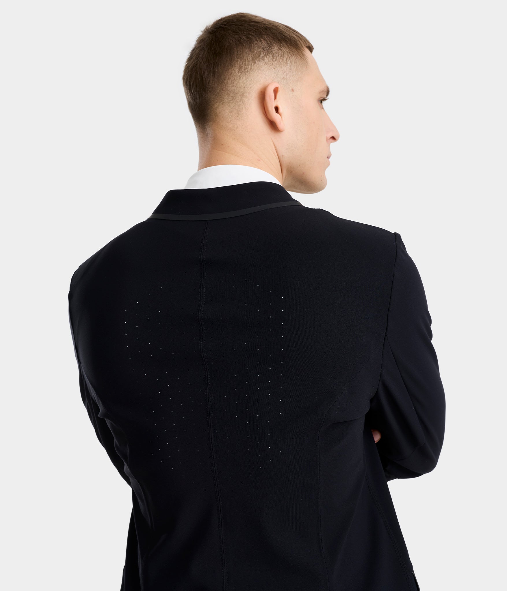 Aeromade | Noir | Veste de concours d'équitation homme | Horse Pilot