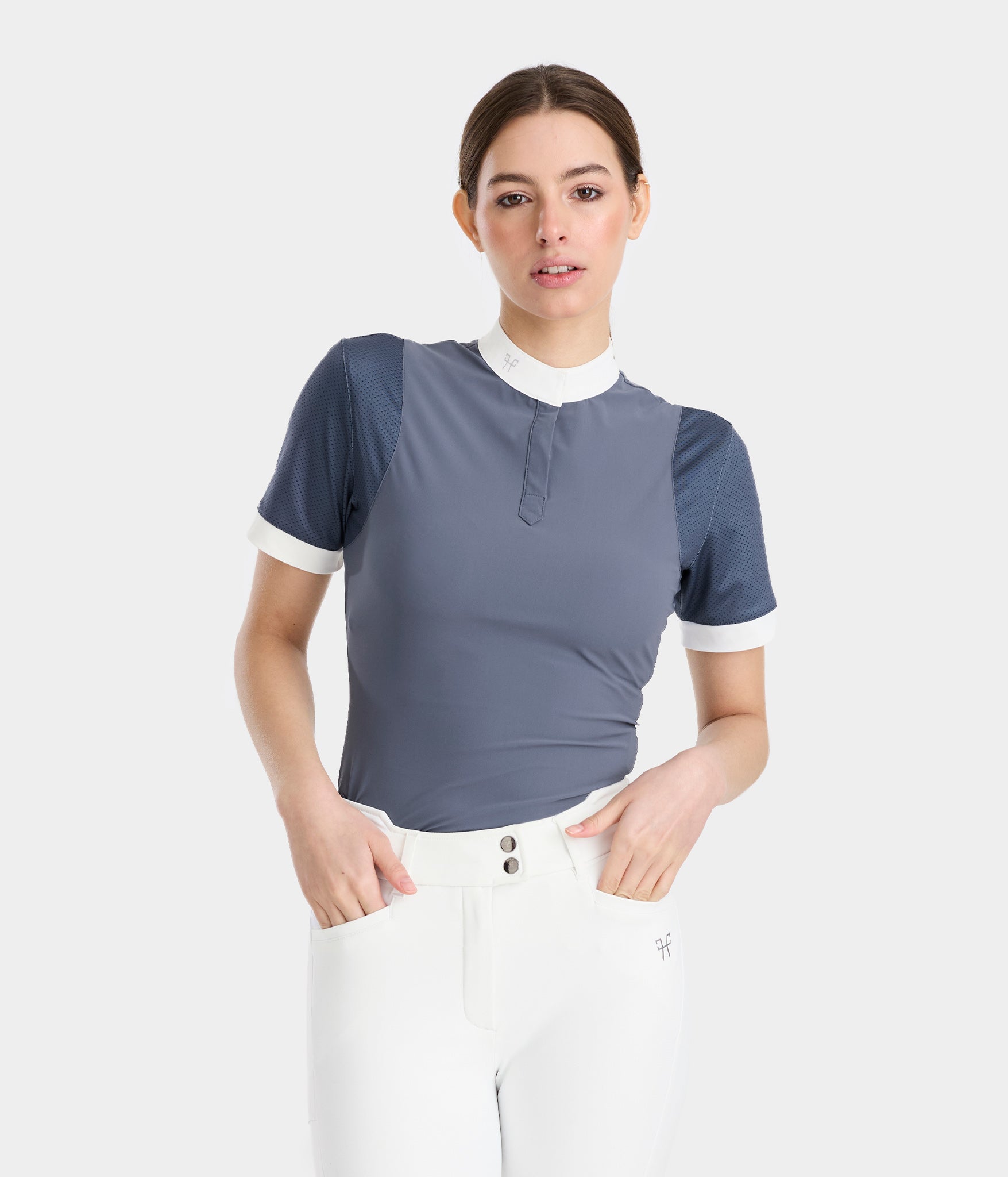 Aerolight chemise de concours d'équitation manches courtes femme 2.0