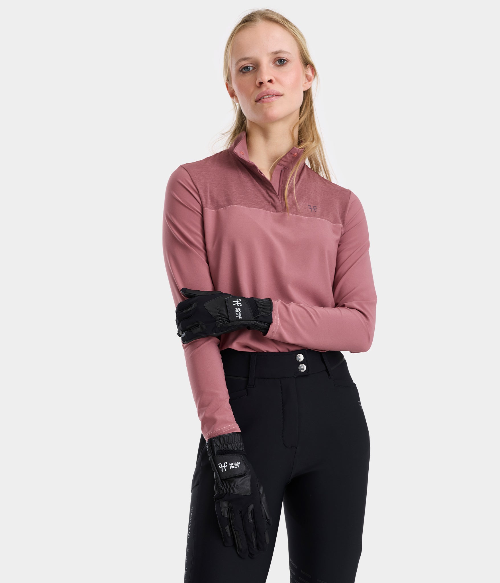 Gants d'équitation | noir | Gants en mesh | unisex | Horse Pilot