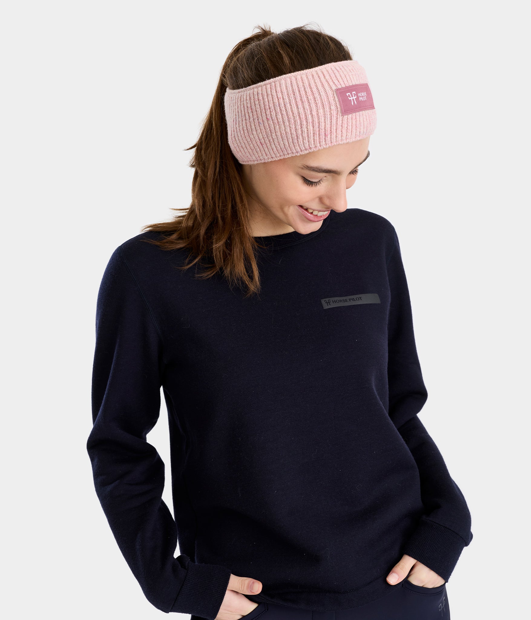 Rider Headband | Rose | Bandeau chaud d'équitation femme| Horse Pilot