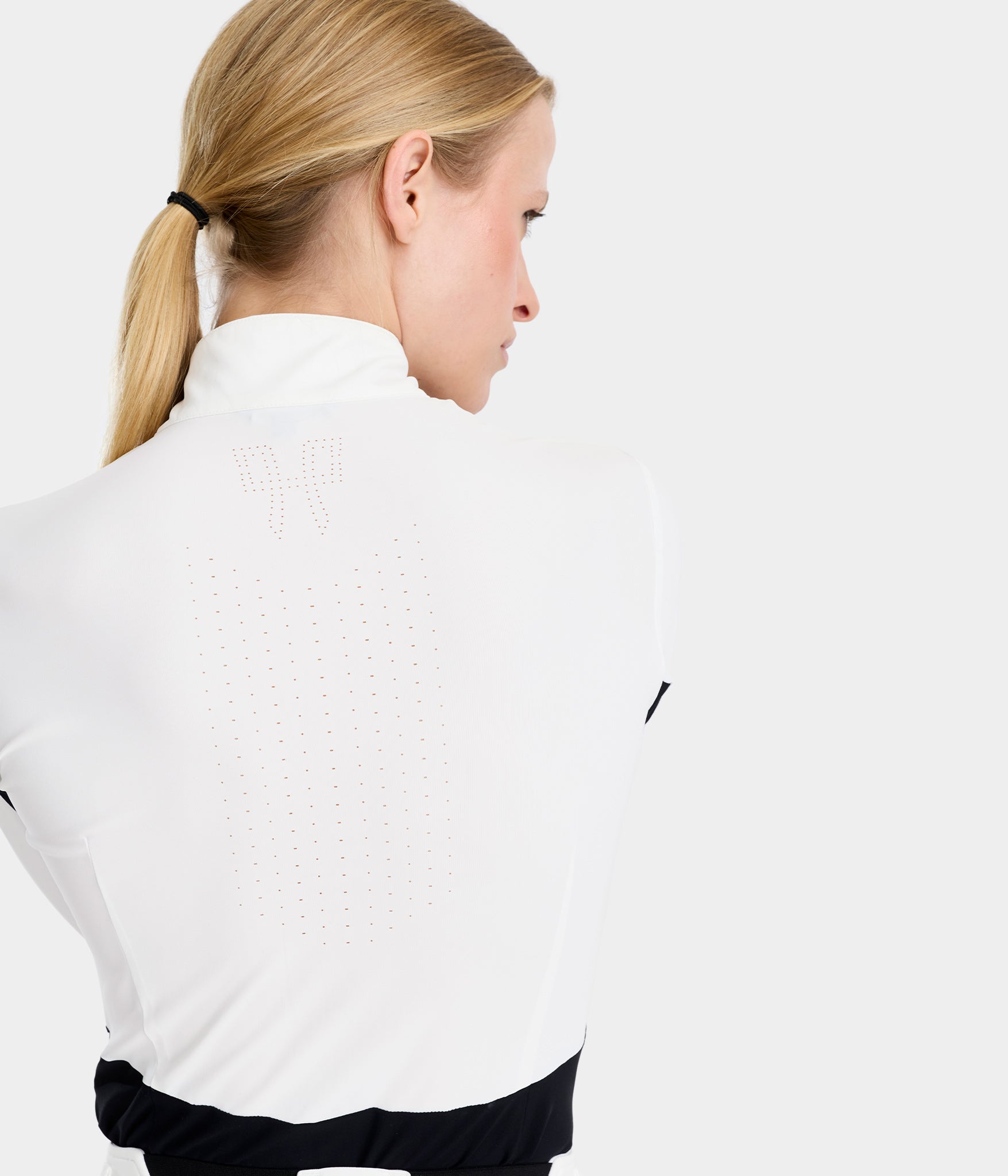 Monica | Black | Chemise de concours d'équitation manches longues femme| Horse Pilot